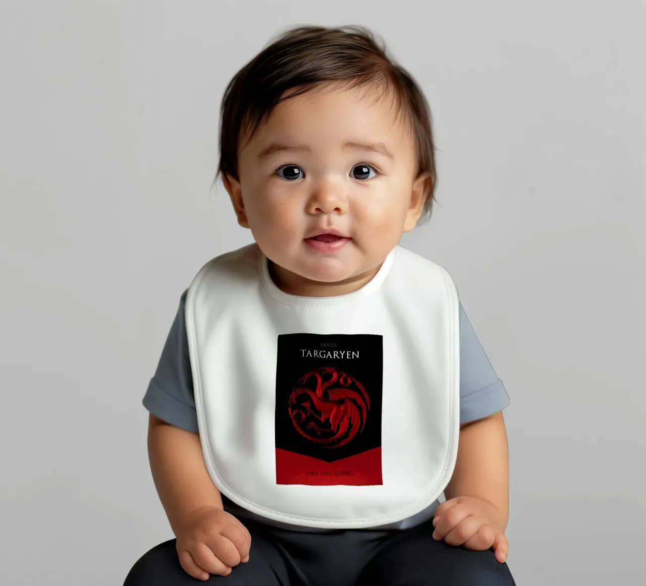 House Targaryen baby bib by nabakumov