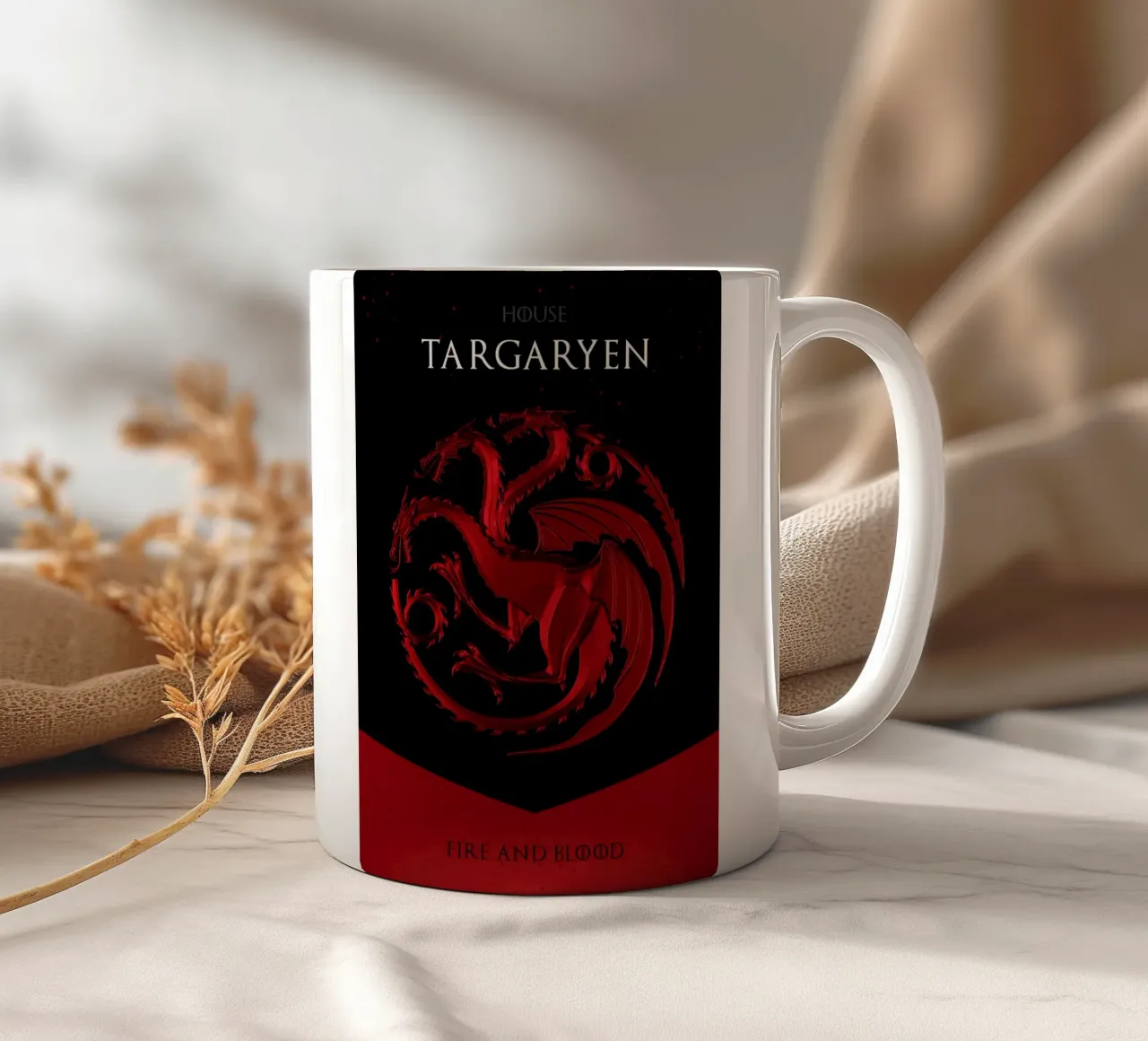 House Targaryen tazza in ceramica da nabakumov