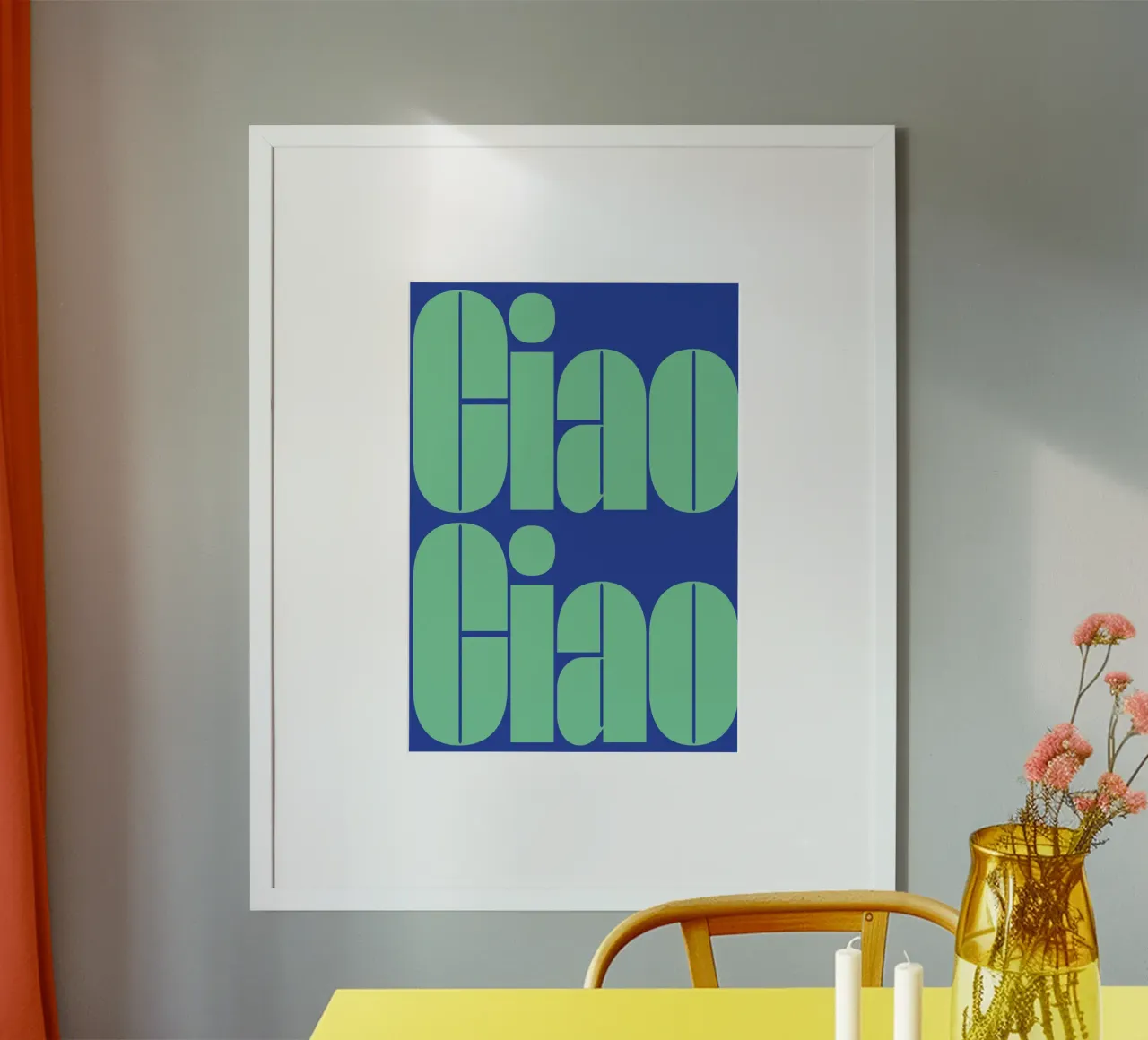 CIAO CIAO Blau carta hahnemühle da studio salü