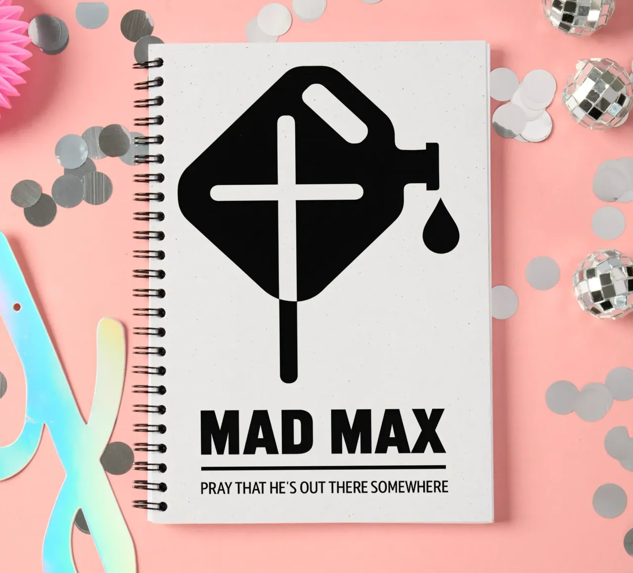 Mad Max Print spiral notebook by MoviesArt