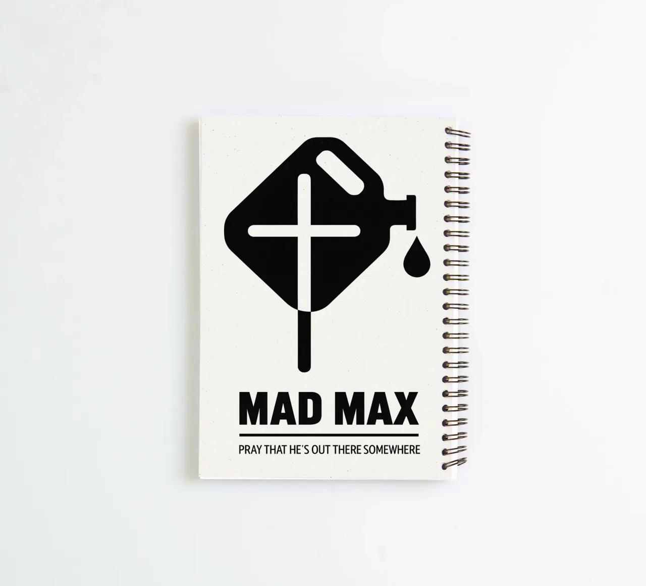 Mad Max Print spiral notebook by MoviesArt