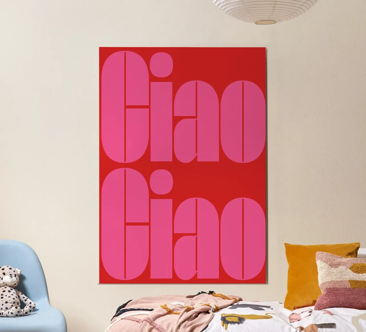 CIAO CIAO Rosa poster by studio salü