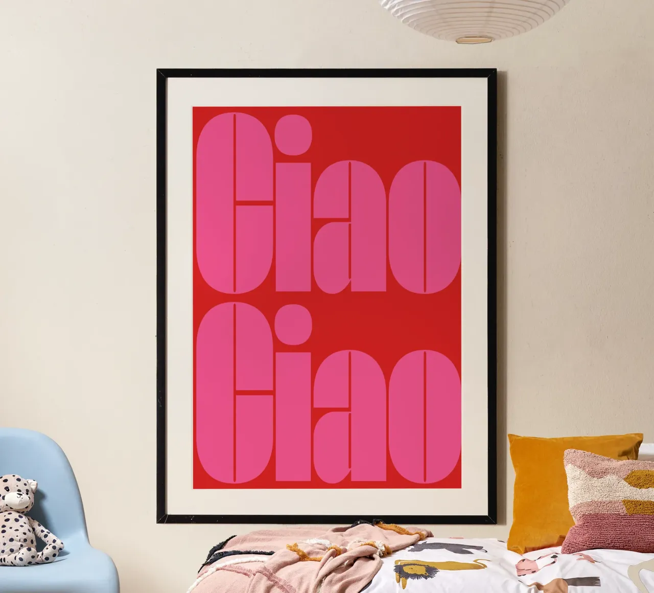 CIAO CIAO Rosa poster by studio salü