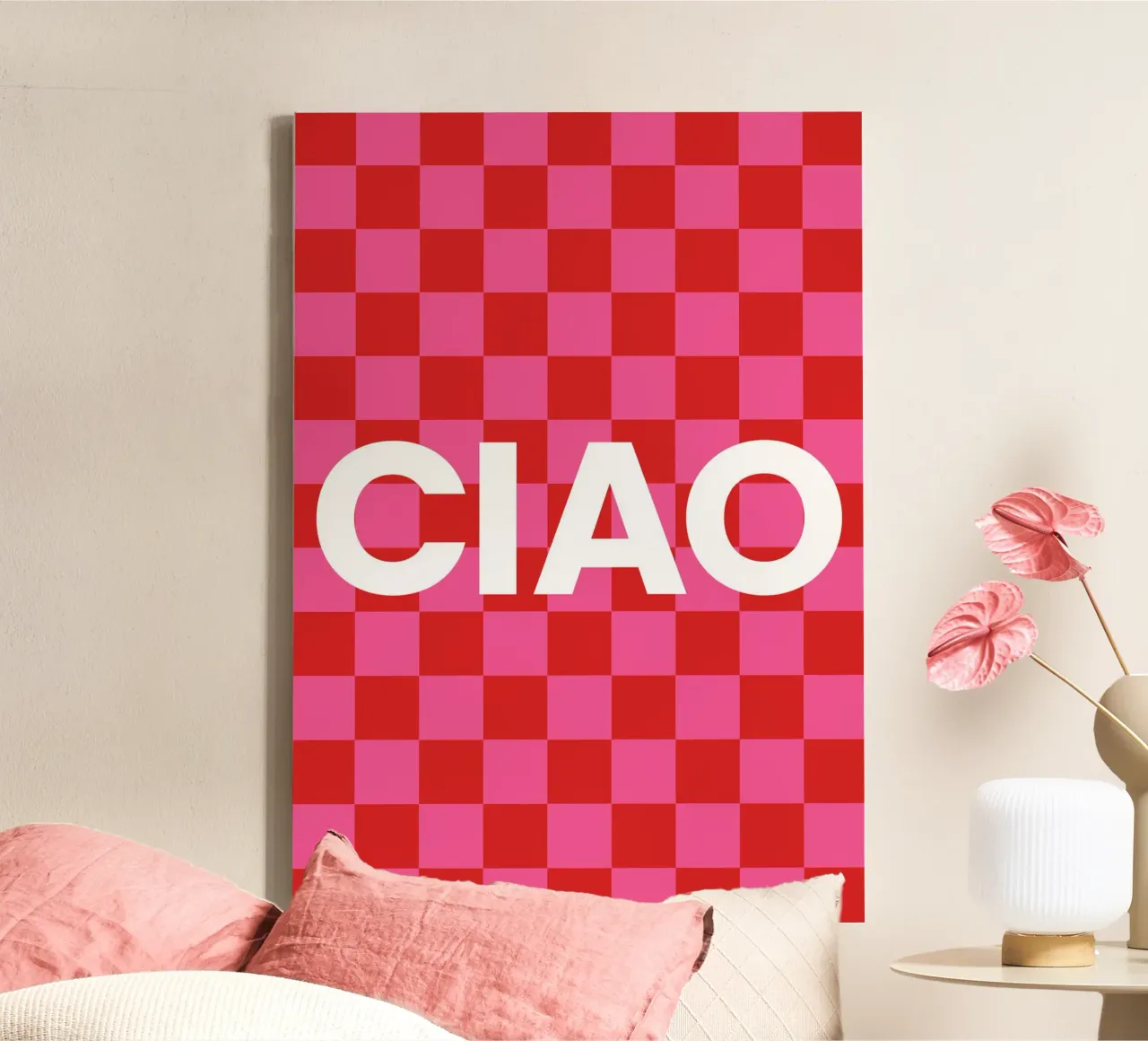 CIAO Checkers tela da studio salü
