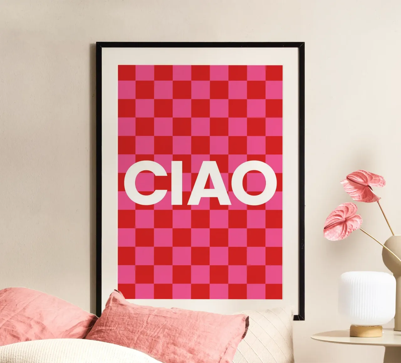 CIAO Checkers poster da studio salü