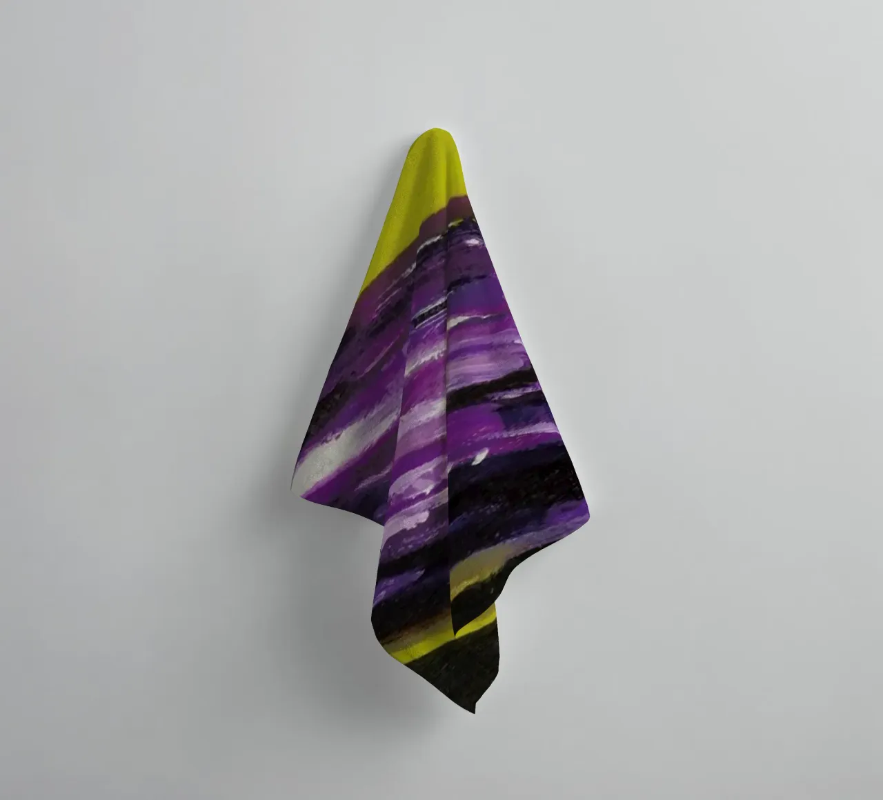 Variegated Aubergine asciugamano da bagno da Miche Watkins