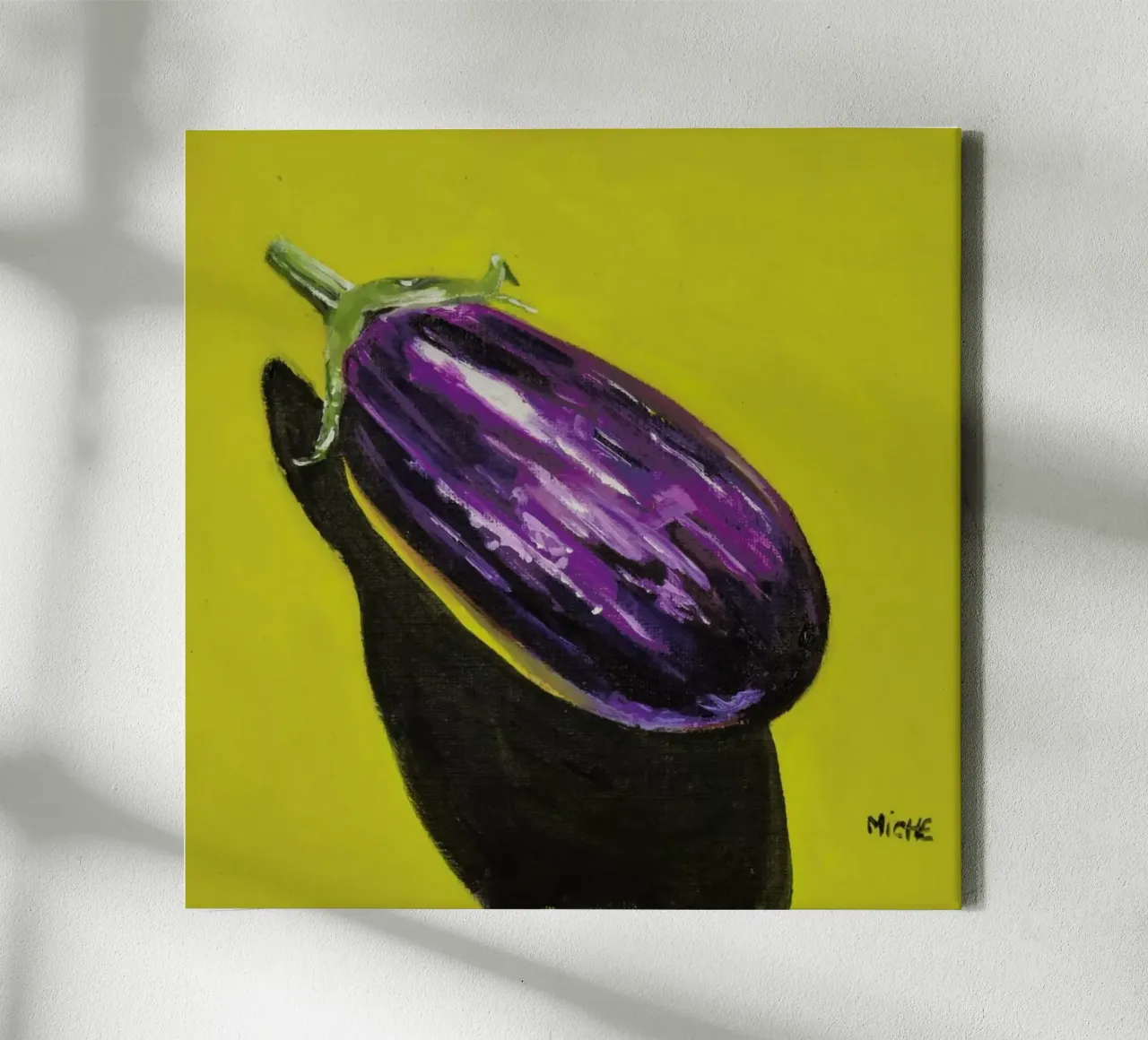 Variegated Aubergine canvas by Miche Watkins