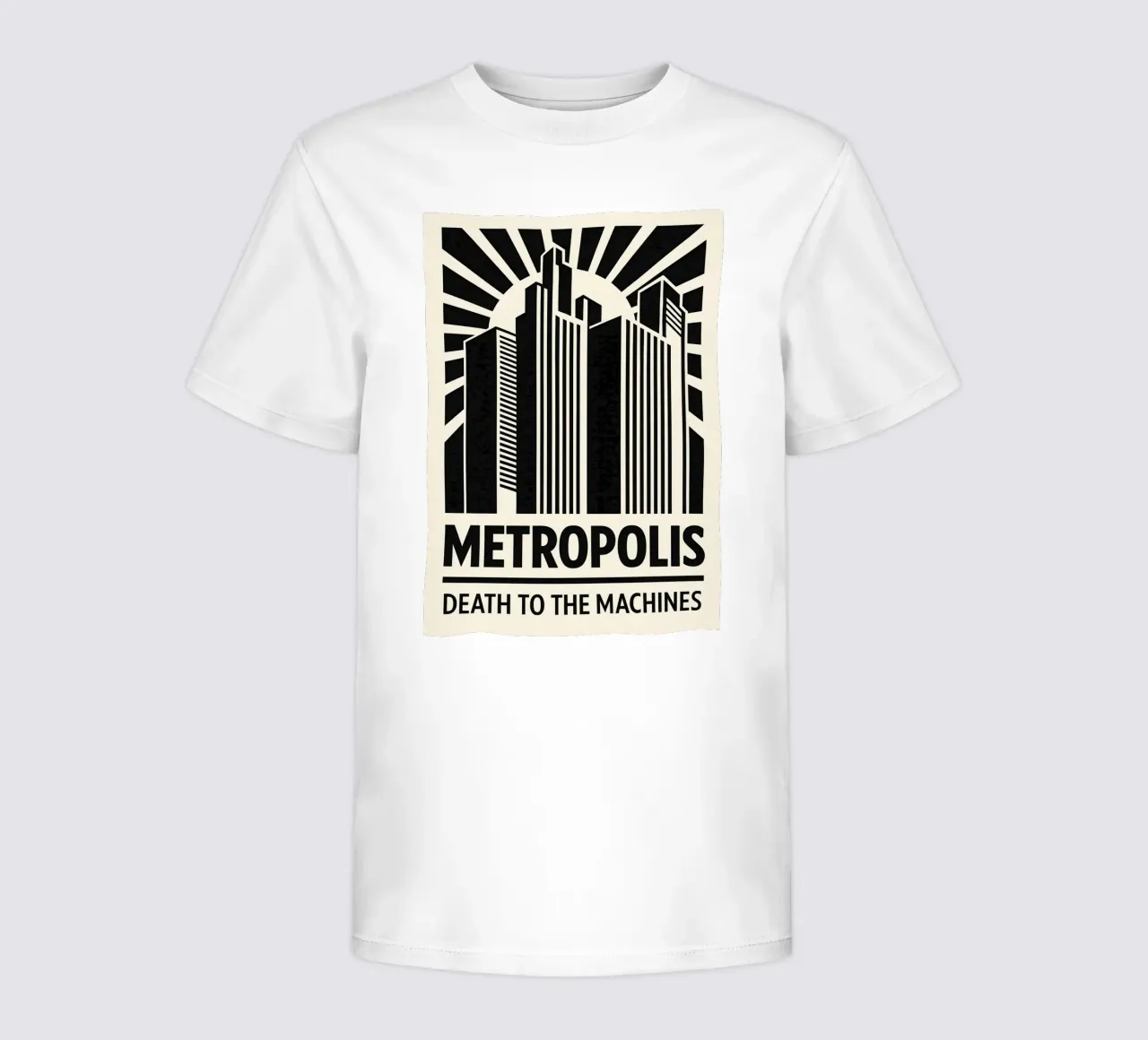 Metropolis Print kids t-shirt by MoviesArt