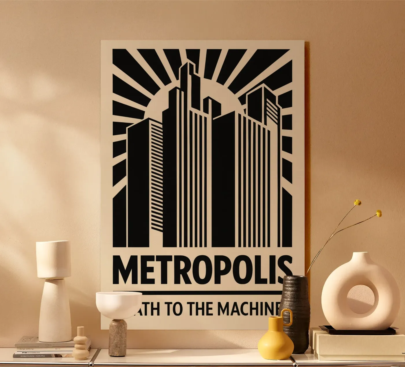 Metropolis Print acrylic glass by MoviesArt