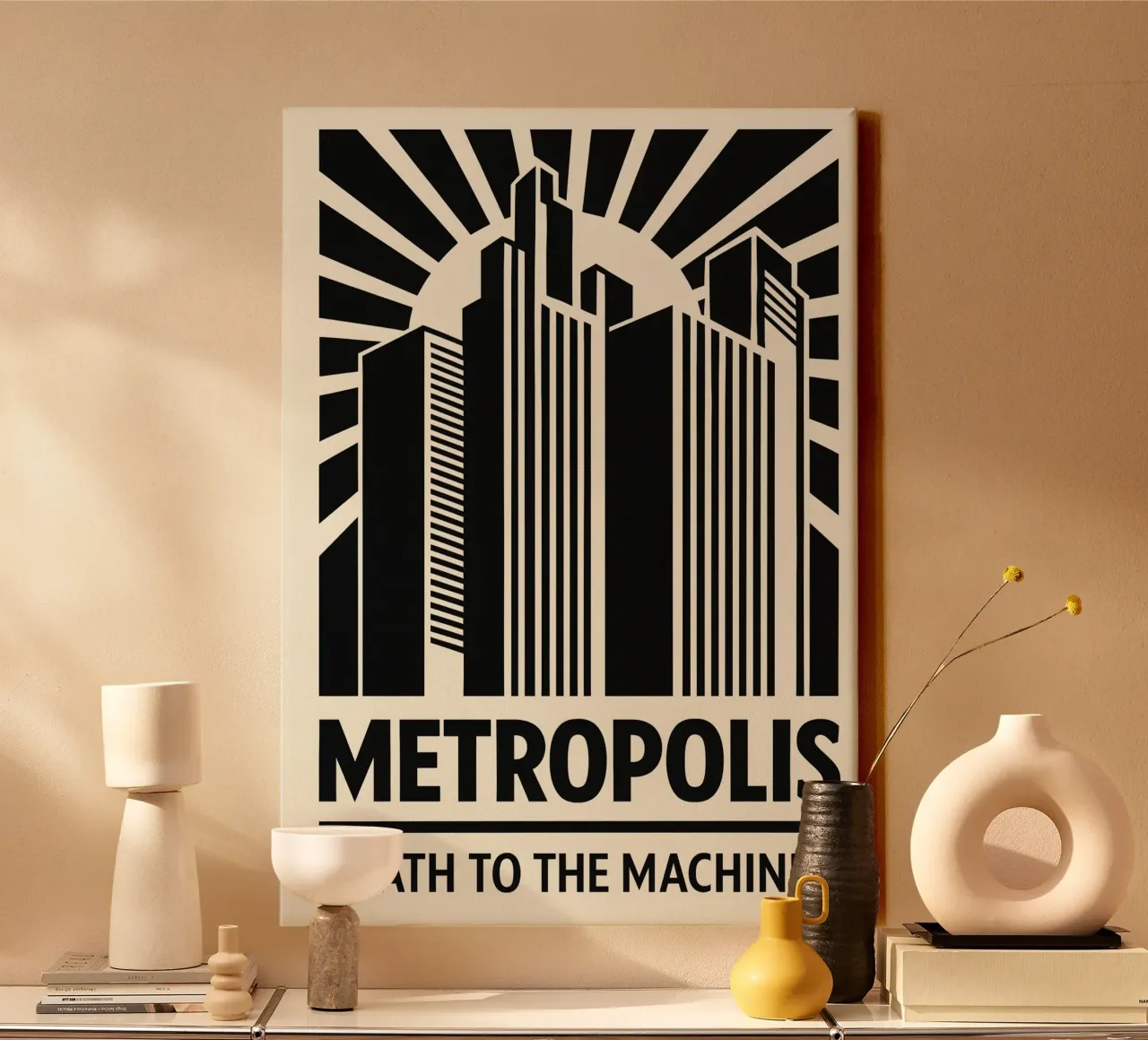 Metropolis Print tela da MoviesArt