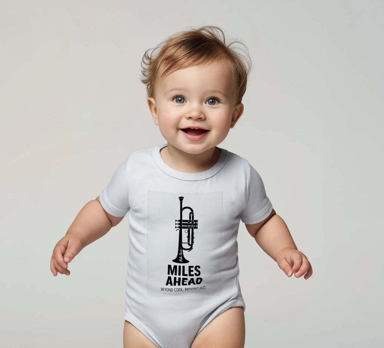 Miles Ahead Print Kurzarm Babybody von MoviesArt