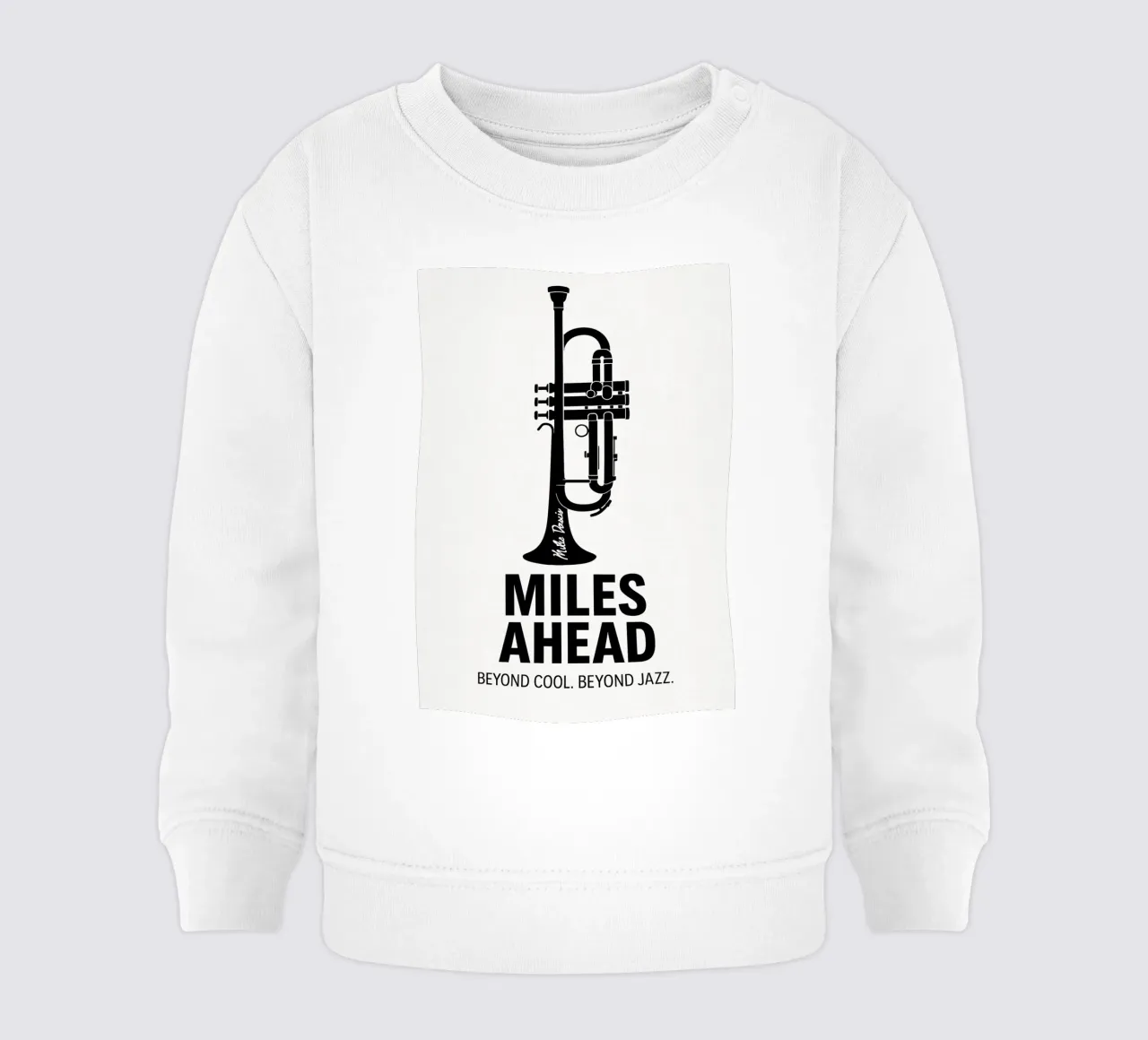 Miles Ahead Print baby sweatshirt van MoviesArt