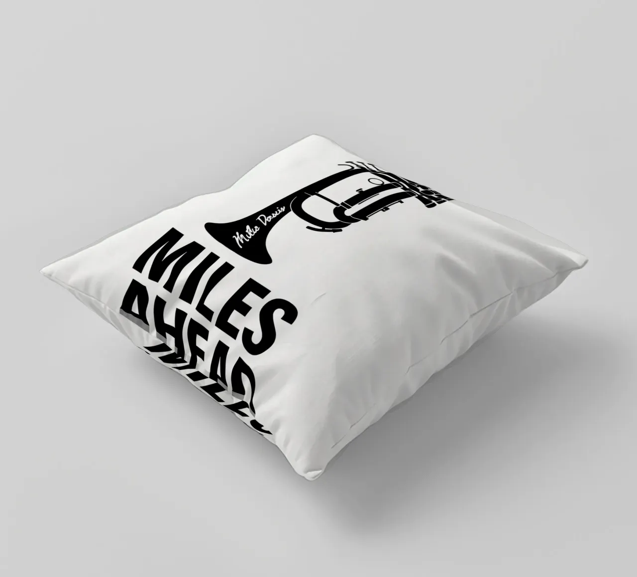 Miles Ahead Print cuscino da MoviesArt