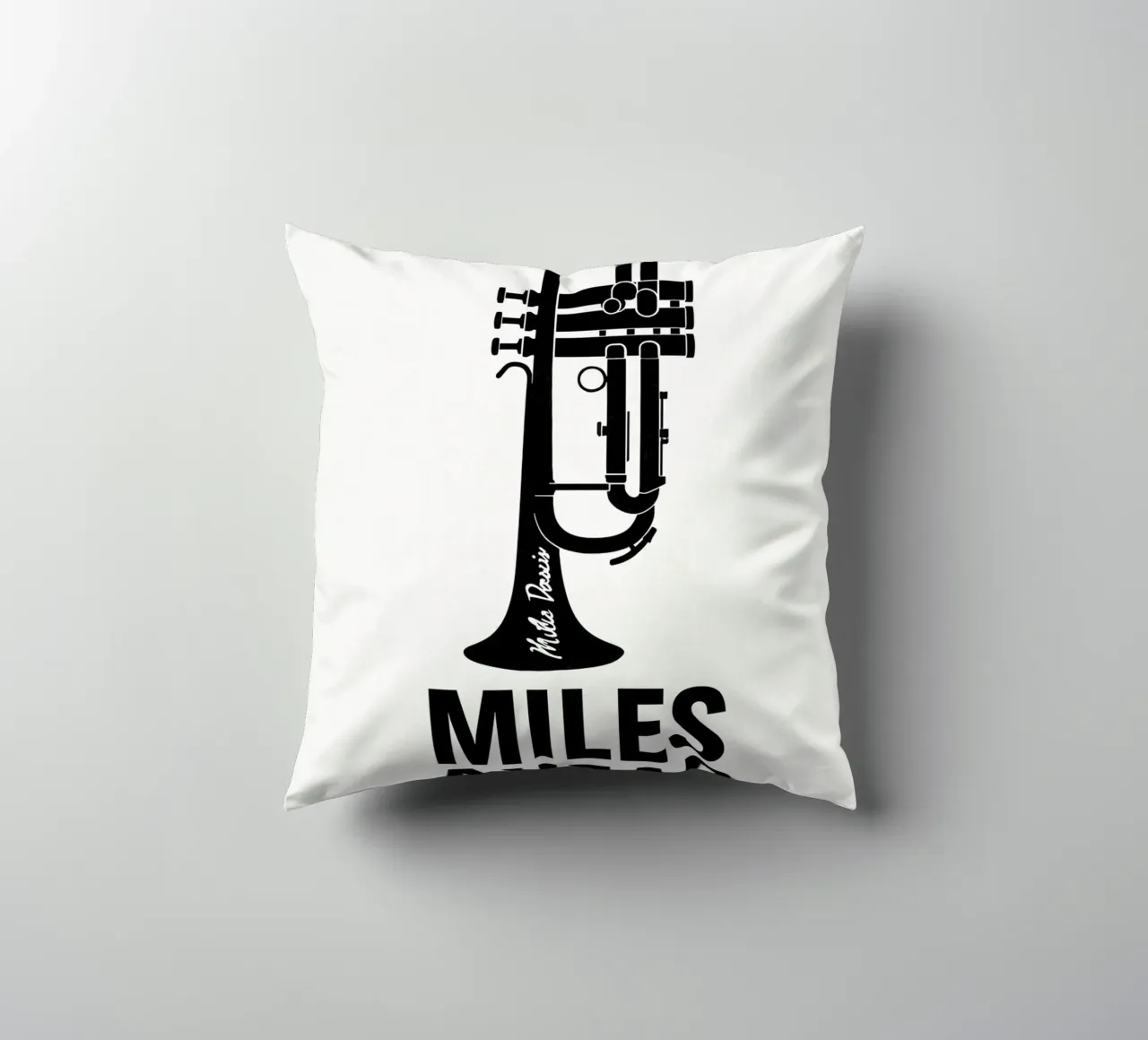 Miles Ahead Print cuscino da MoviesArt