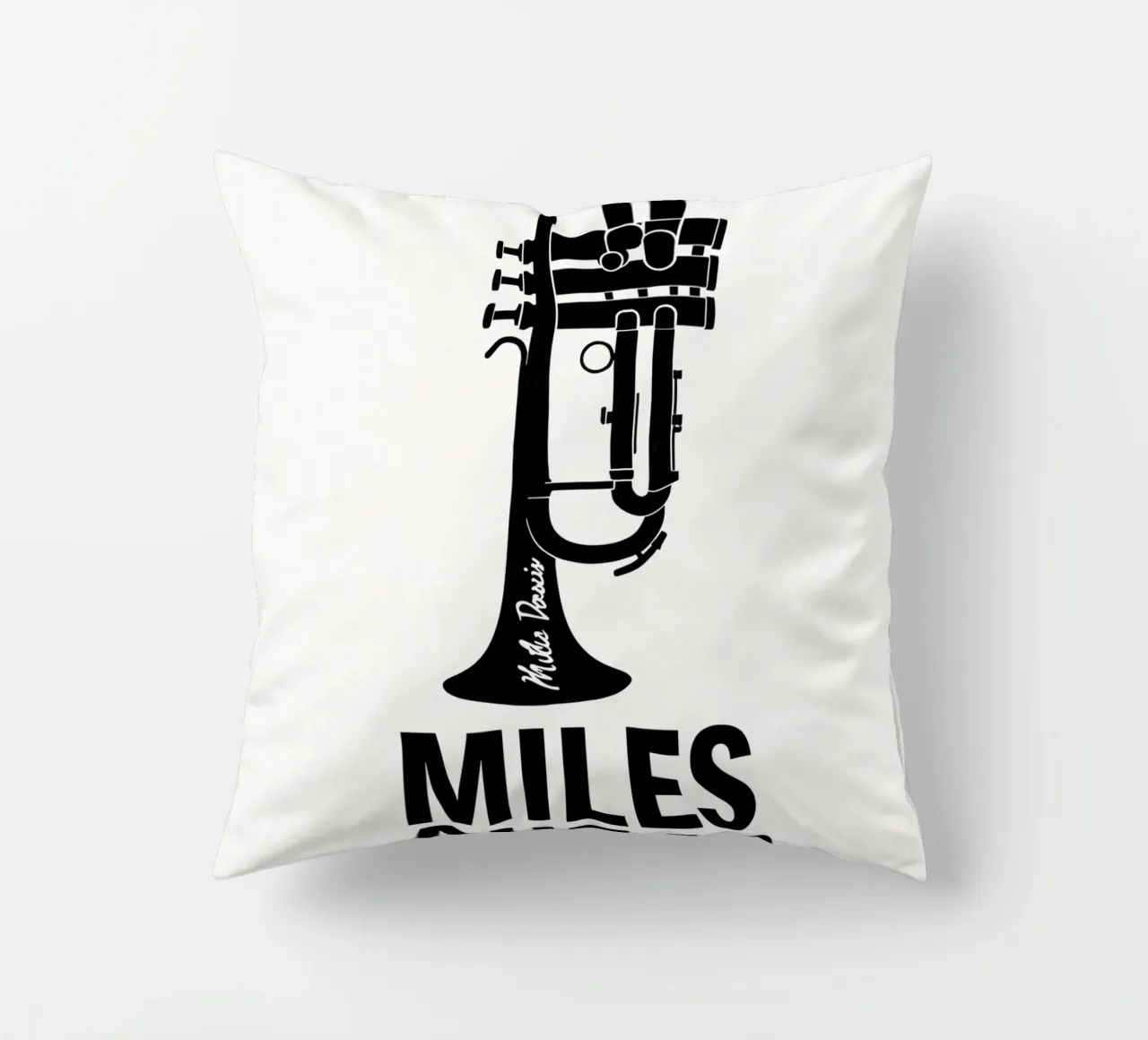 Miles Ahead Print cuscino da MoviesArt