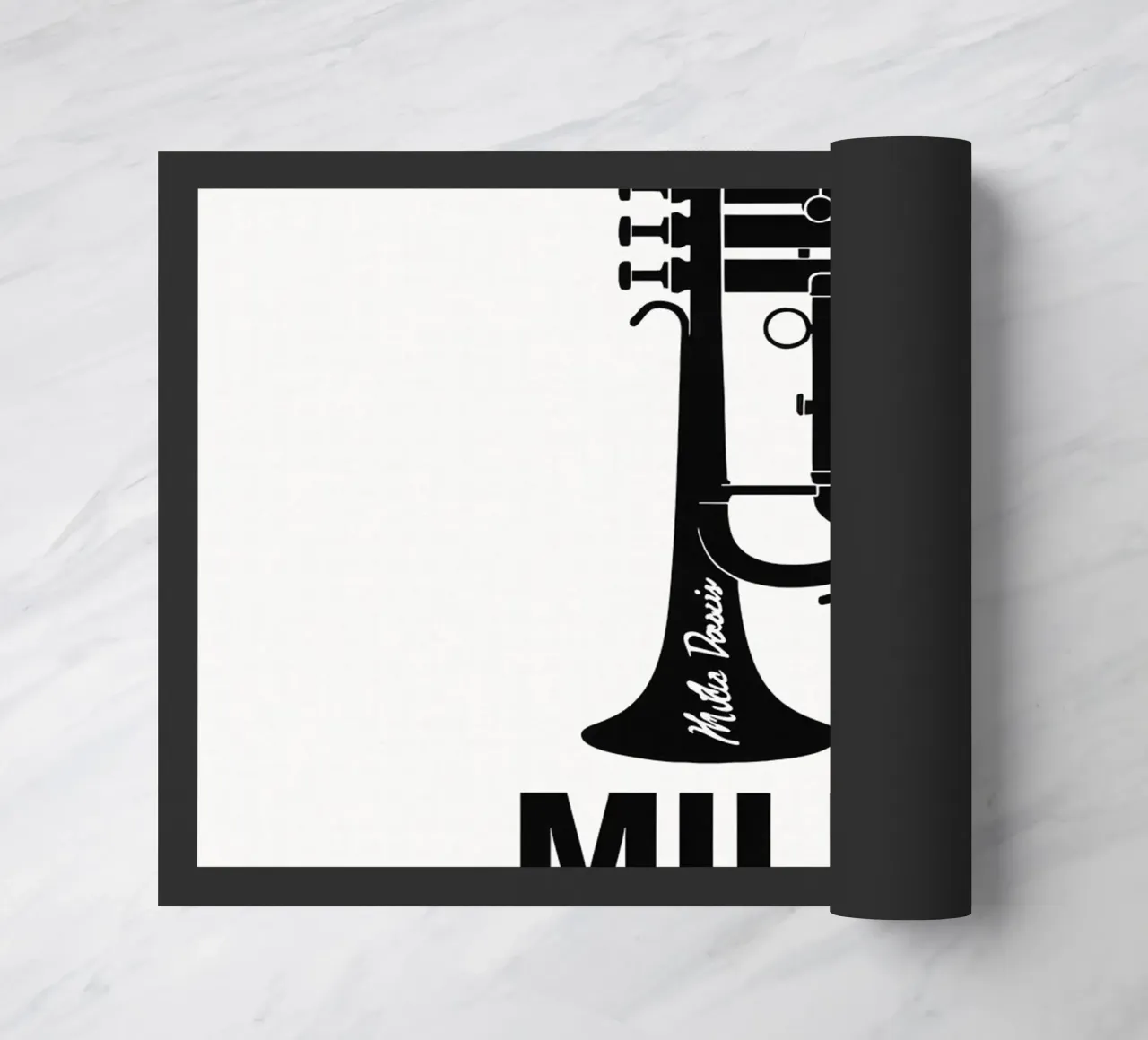 Miles Ahead Print felpudo de MoviesArt