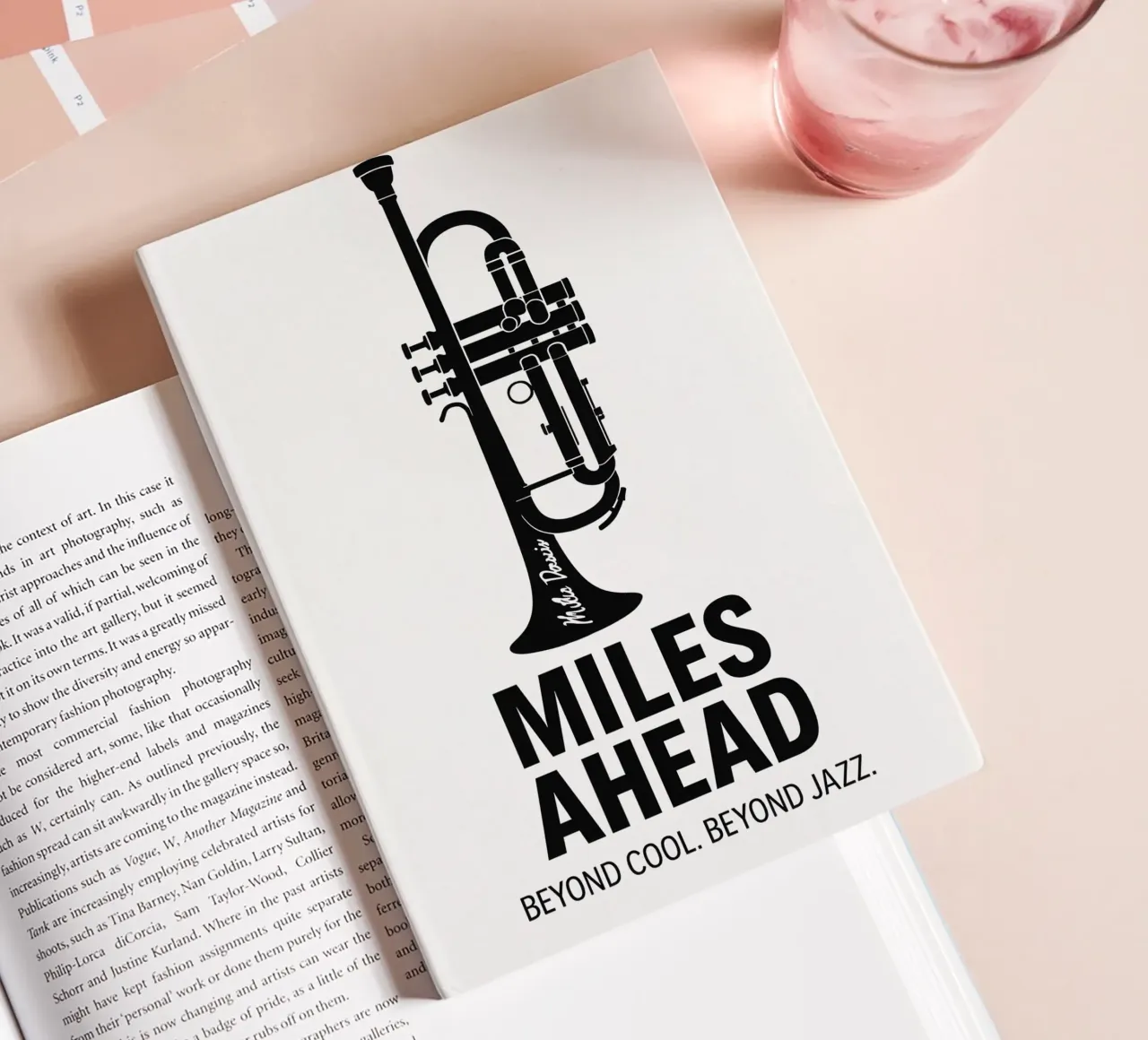 Miles Ahead Print notebook by MoviesArt