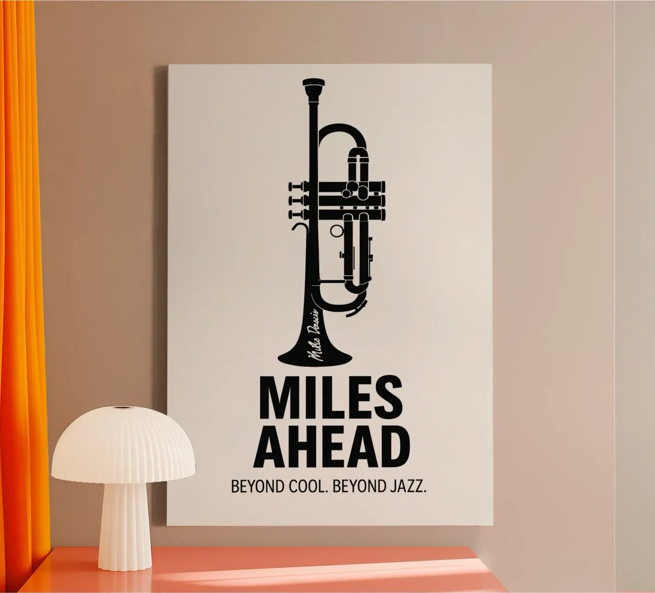 Miles Ahead Print tela con Cornice a cassetta da MoviesArt