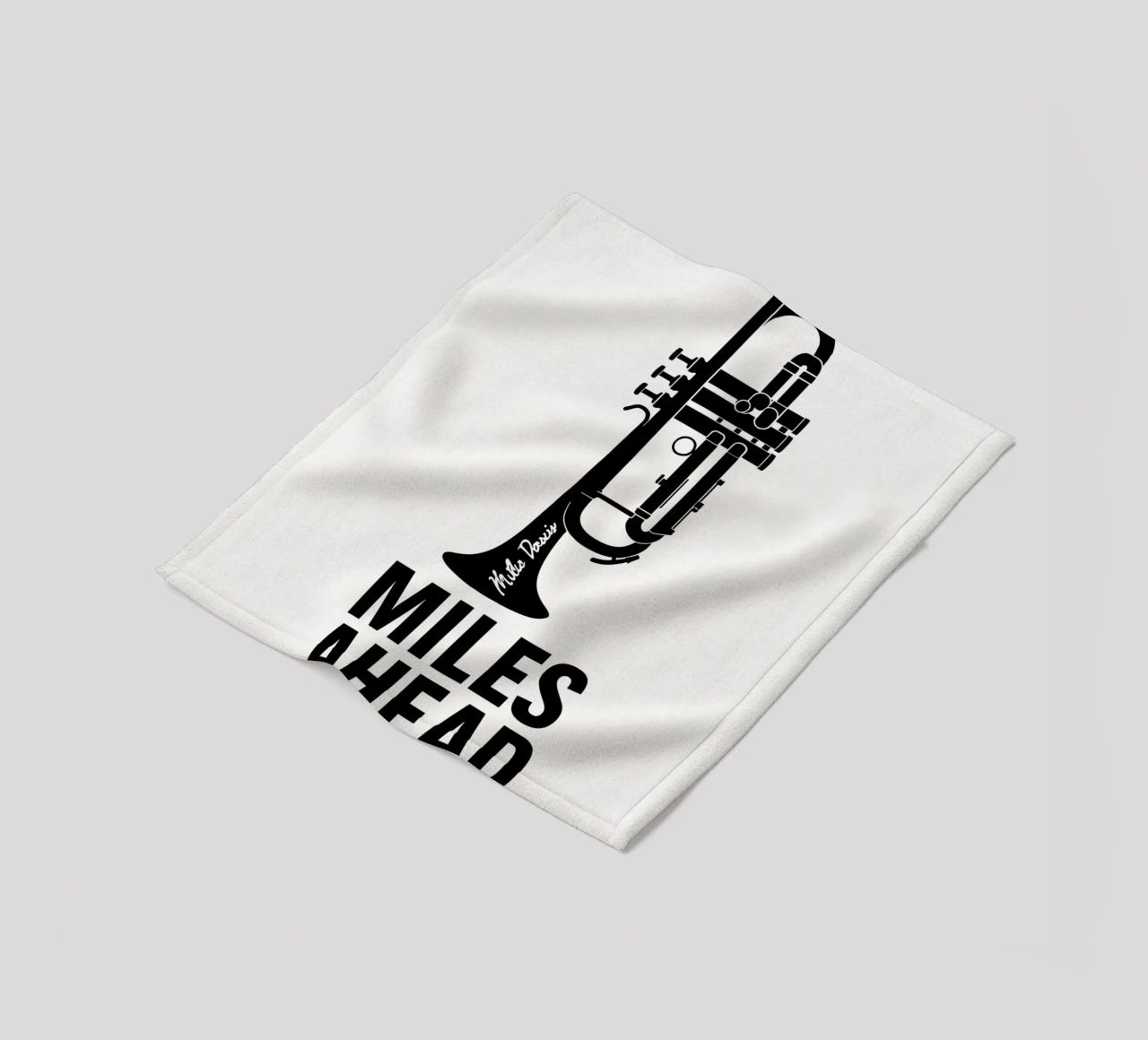 Miles Ahead Print Fleecedecke von MoviesArt