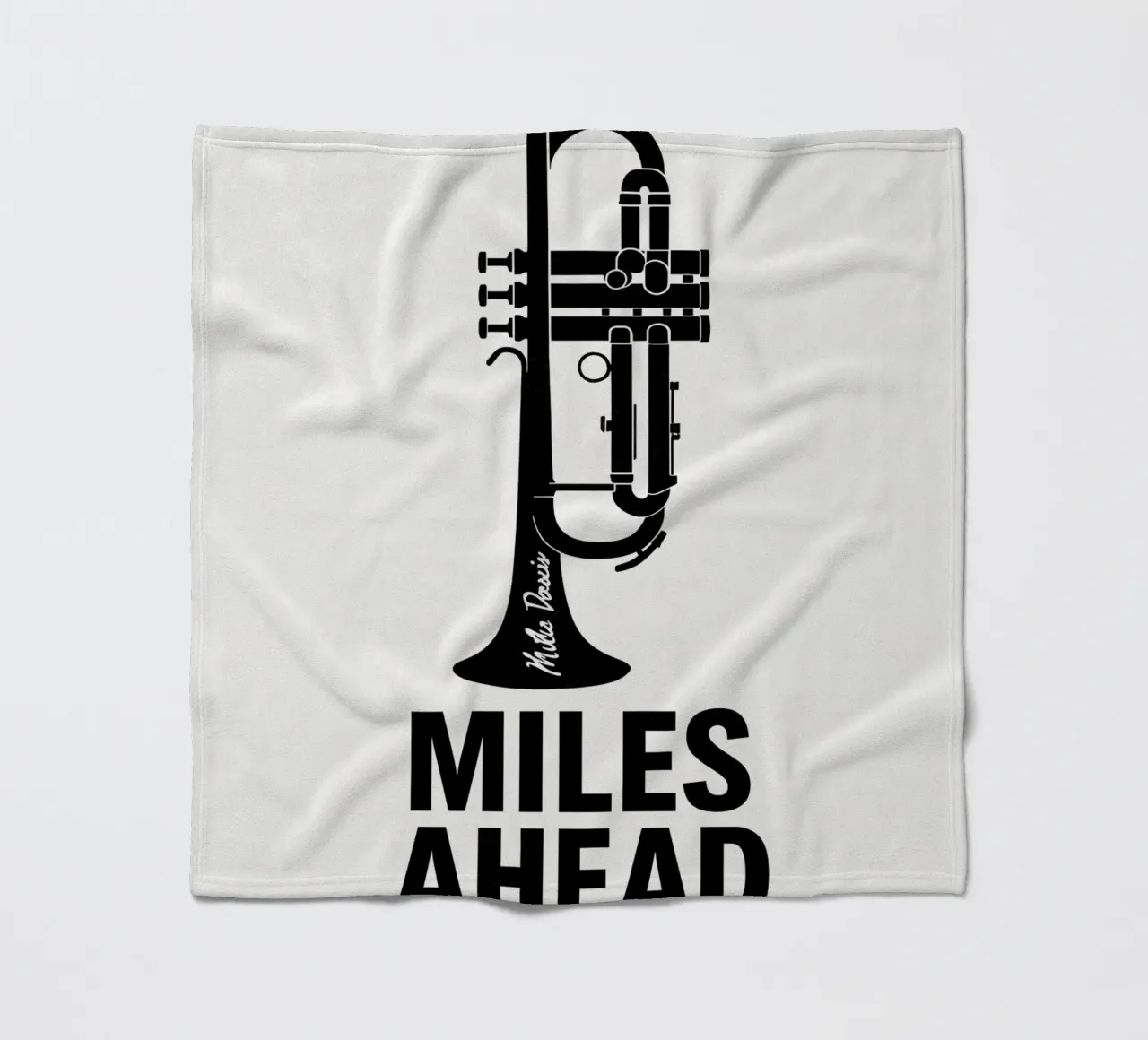 Miles Ahead Print manta de franela de MoviesArt