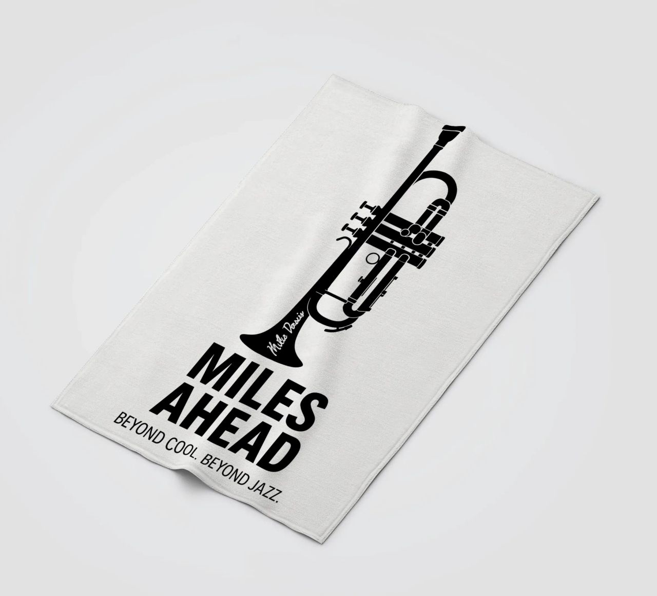 Miles Ahead Print Fleecedecke von MoviesArt