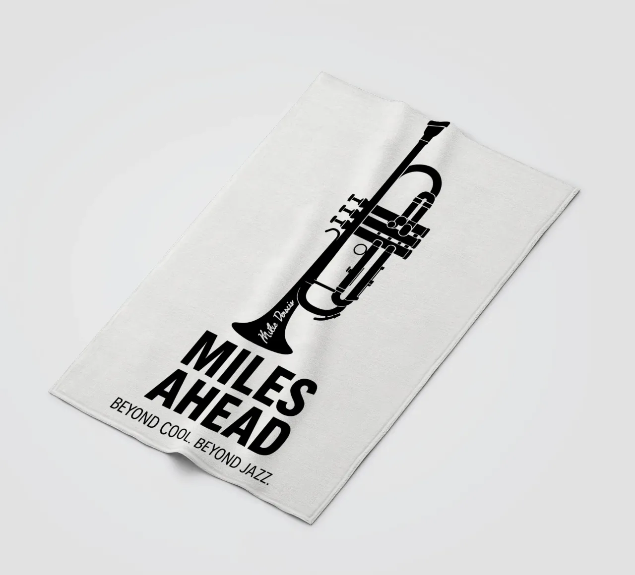 Miles Ahead Print manta de franela de MoviesArt