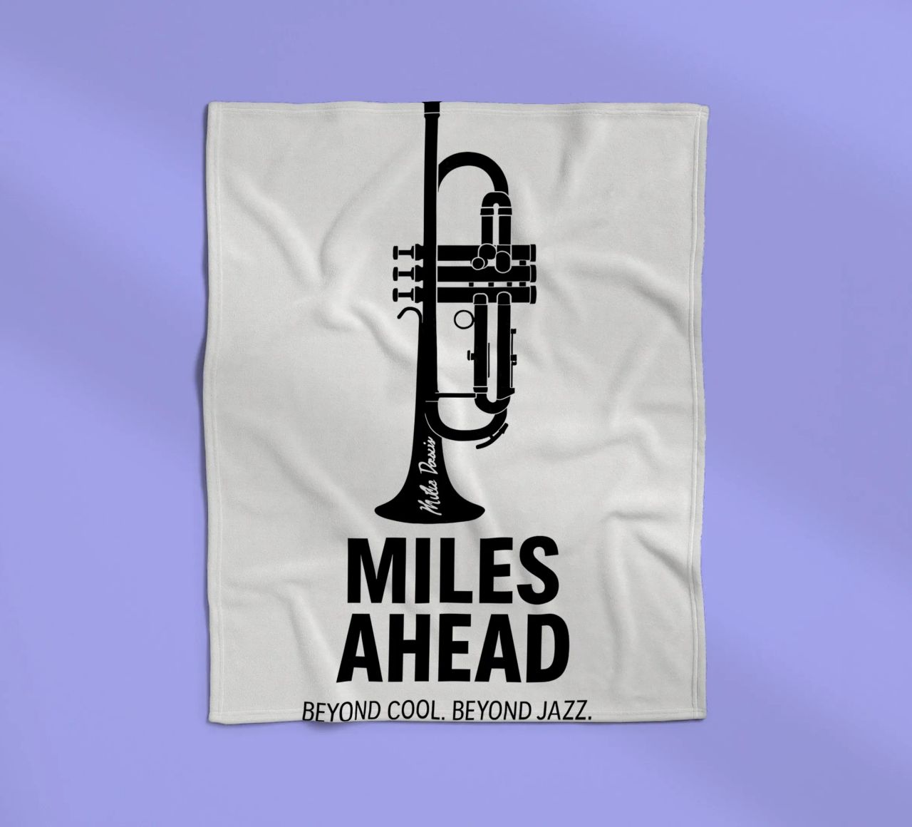 Miles Ahead Print Fleecedecke von MoviesArt