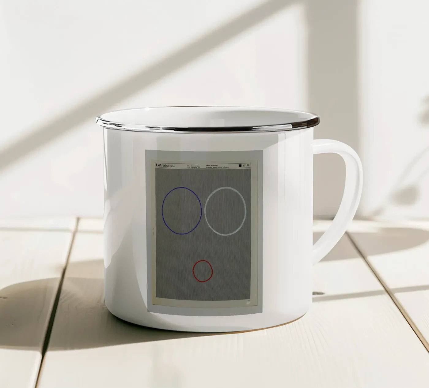 Interdependence 08 enamel mug by Joachim Høst