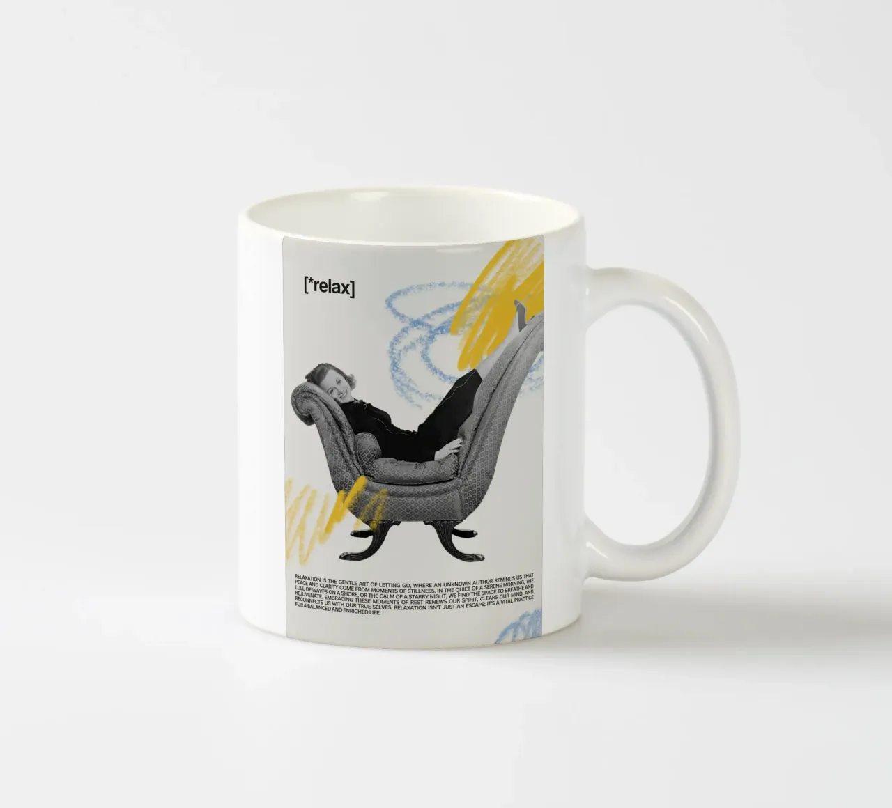 RELAX tazza in ceramica da Einfach Uebel
