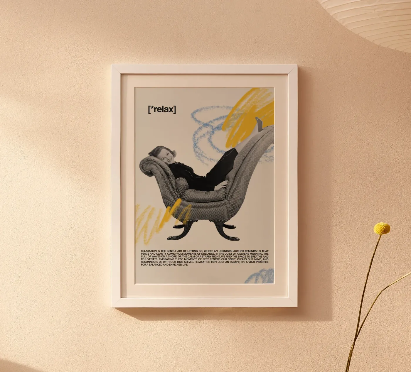 RELAX poster by SMRT STUDIO