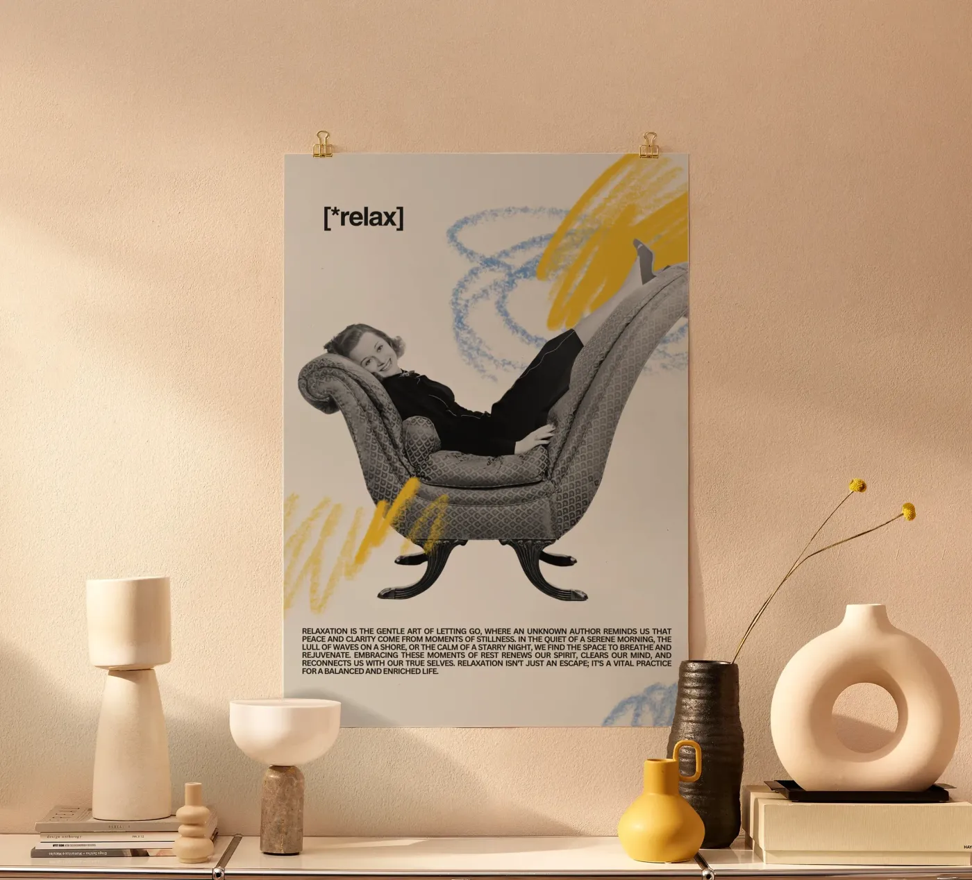 RELAX poster by SMRT STUDIO