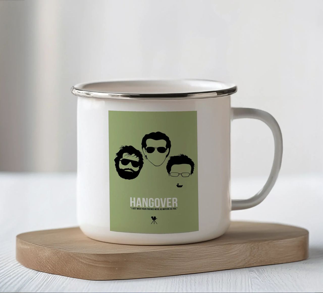 Hangover tazza in smalto da Naxart