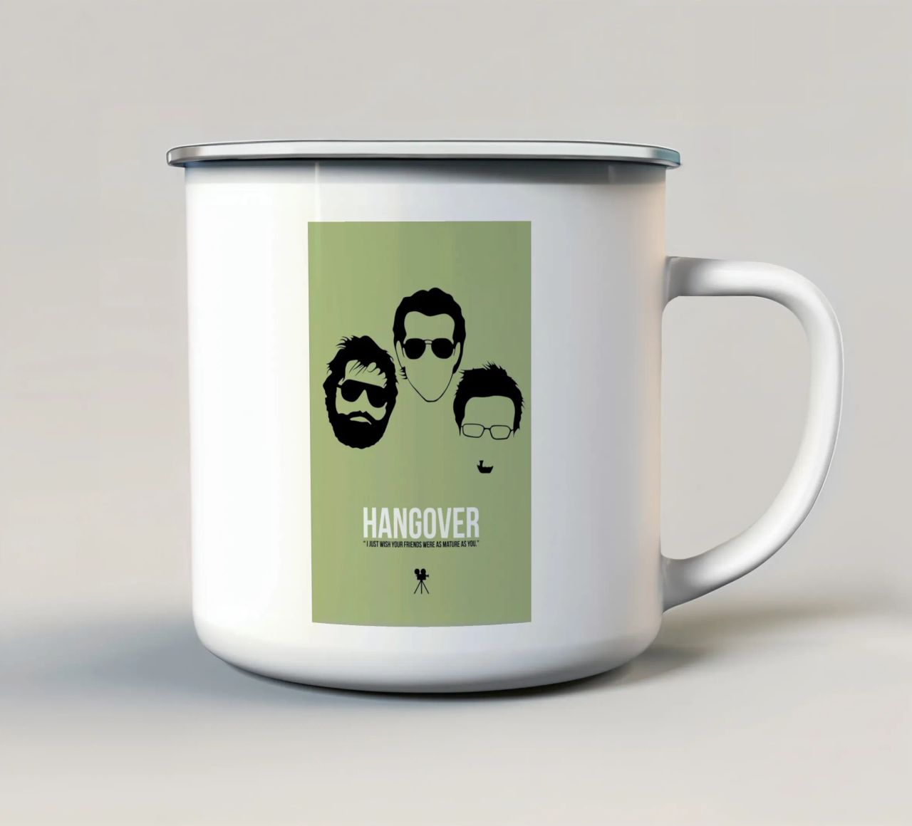 Hangover tazza in smalto da Naxart