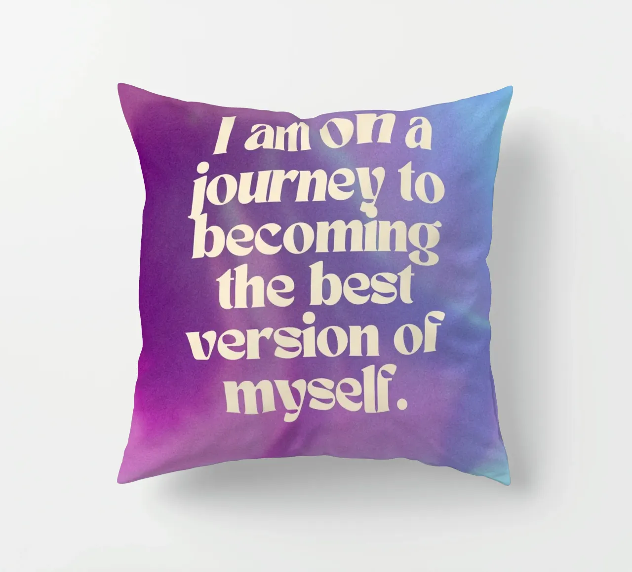 JOURNEY TO THE BEST VERSION cuscino da Einfach Uebel