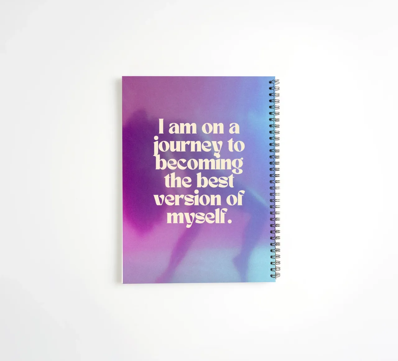 JOURNEY TO THE BEST VERSION spiral notebook by Einfach Uebel