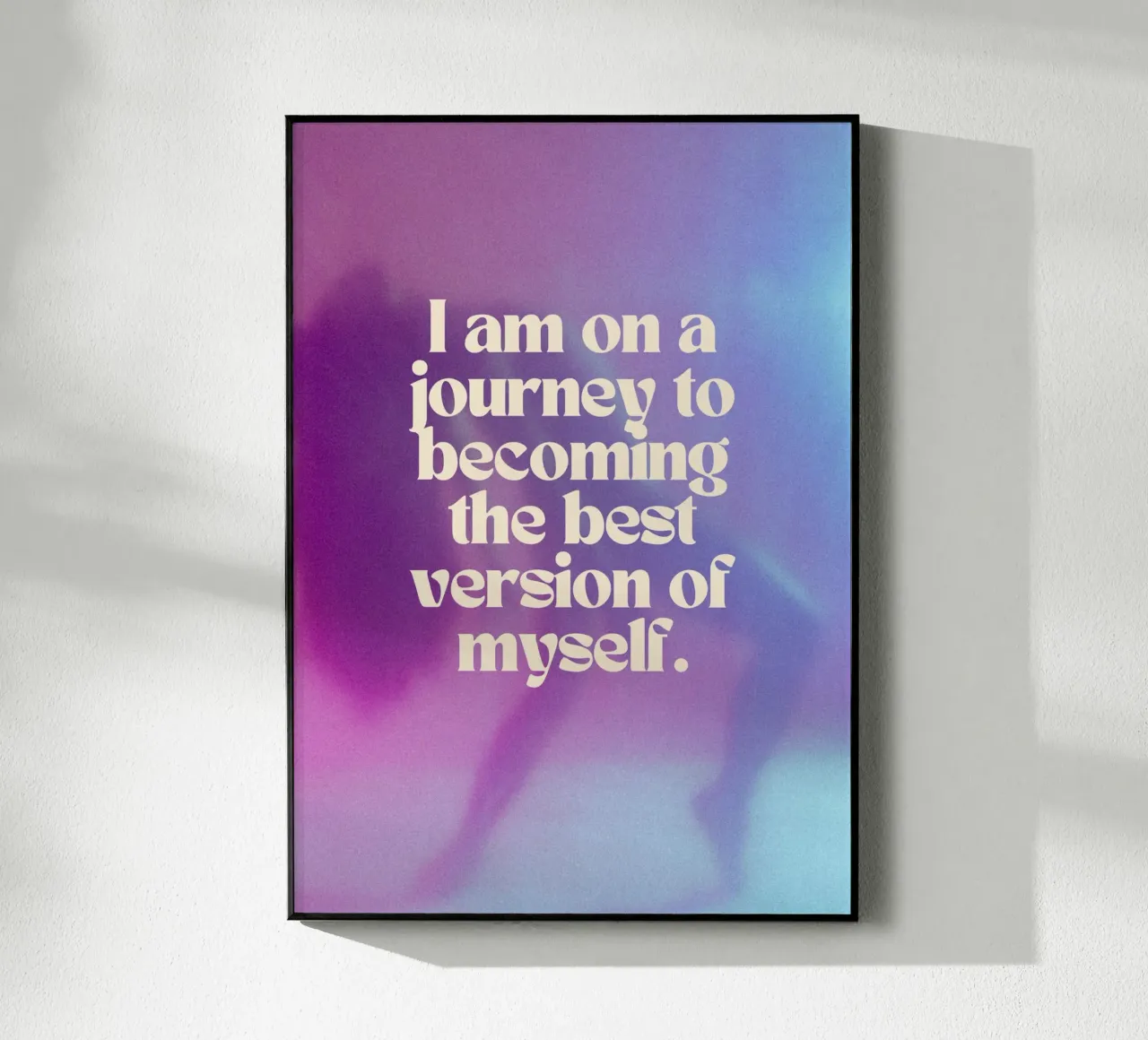 JOURNEY TO THE BEST VERSION plexiglass da Einfach Uebel