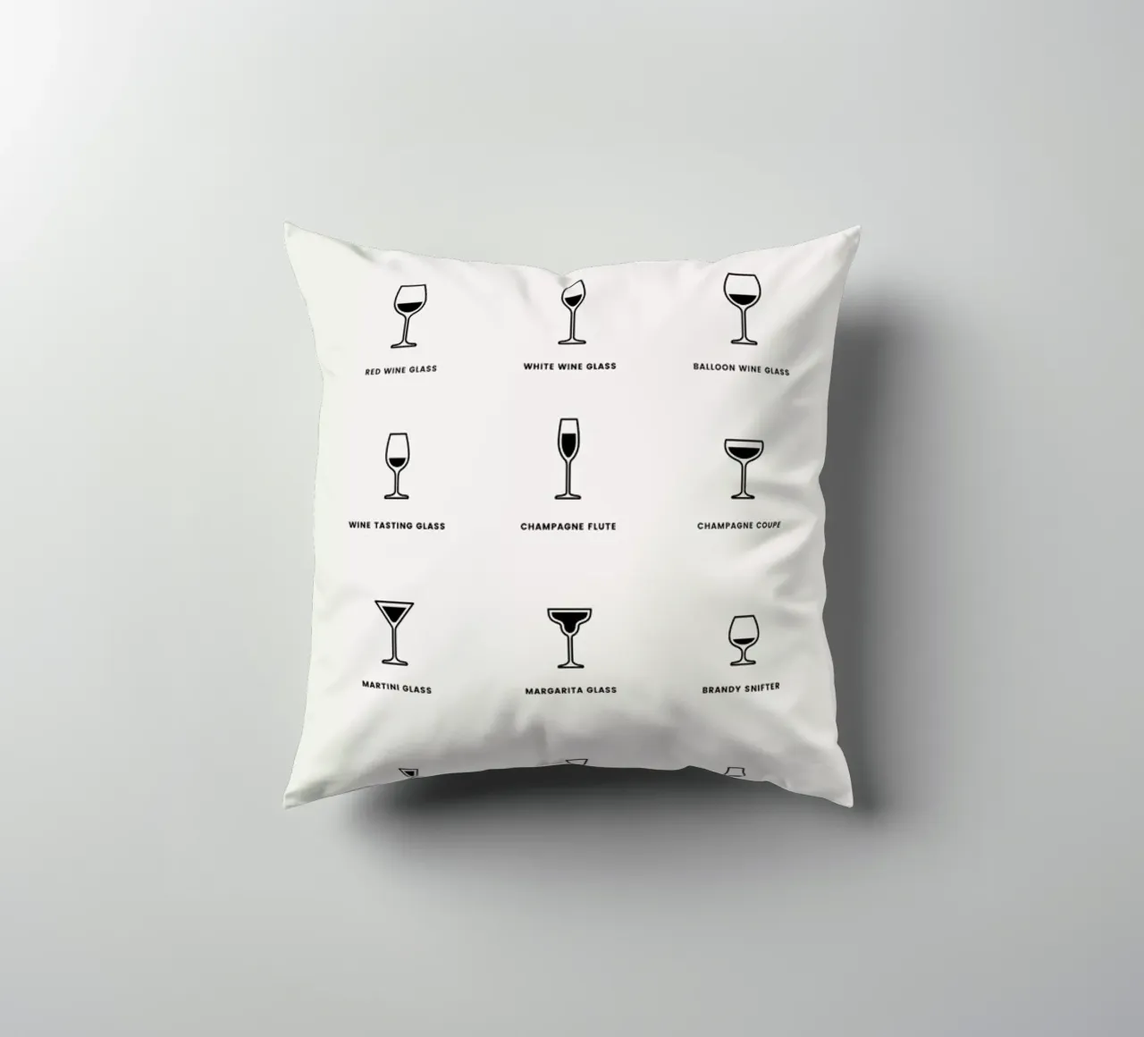 Serving Glass Chart 2 cuscino da daylight design studio