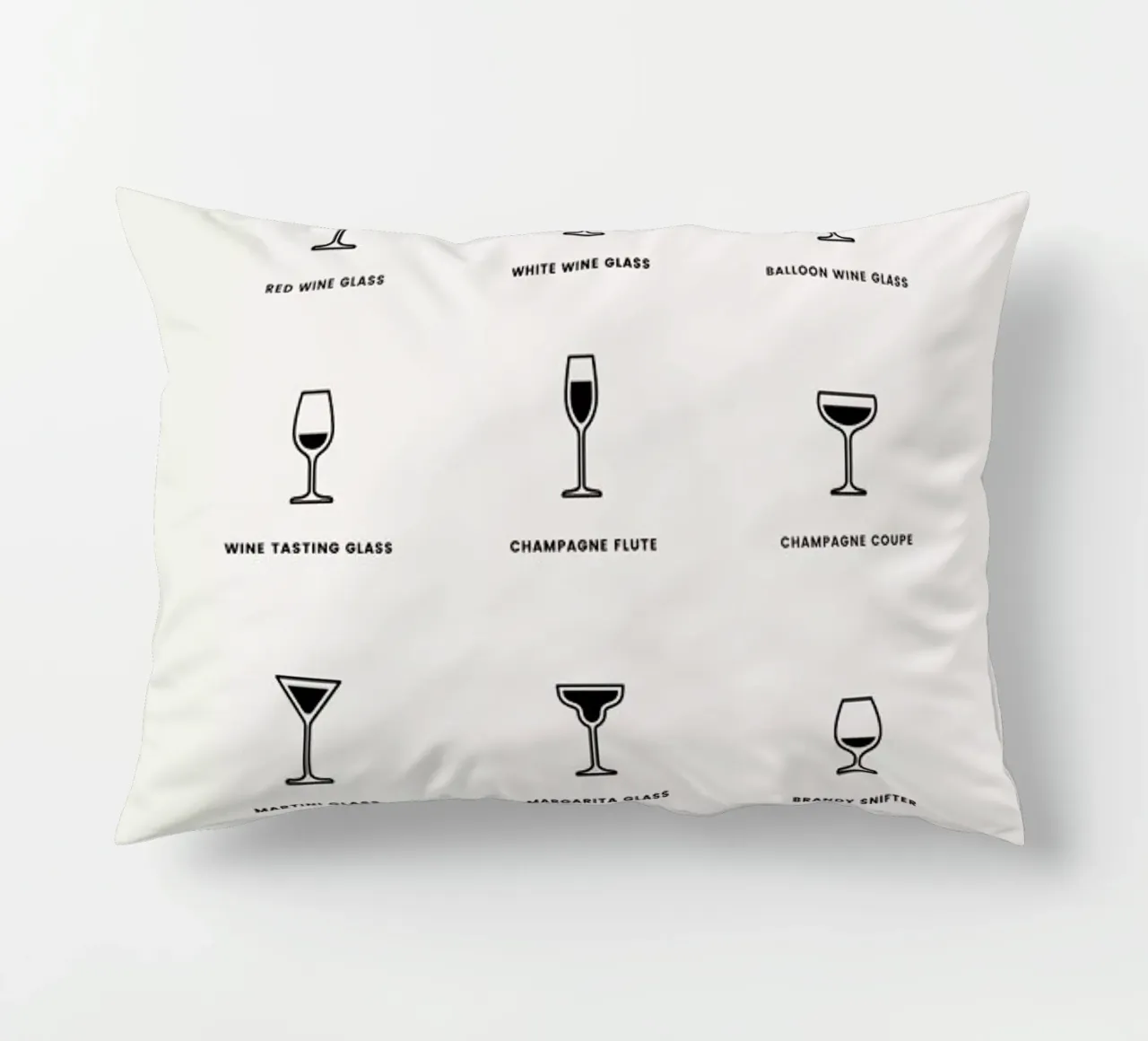 Serving Glass Chart 2 cuscino da daylight design studio