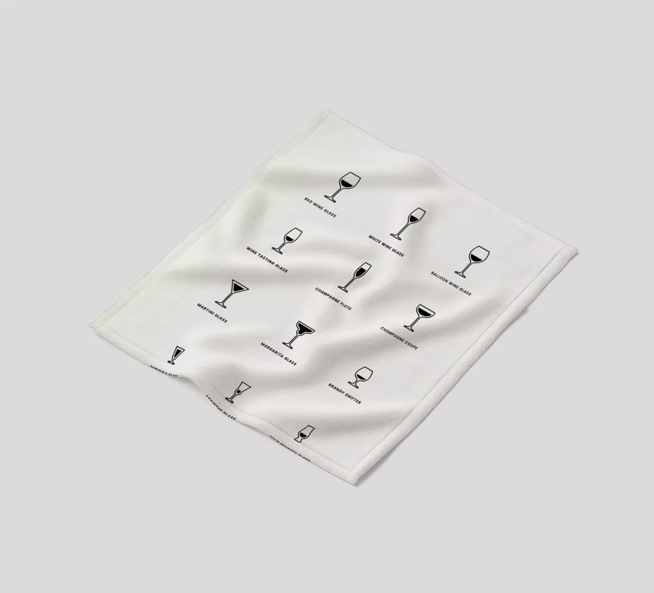 Serving Glass Chart 2 coperta in pile da daylight design studio