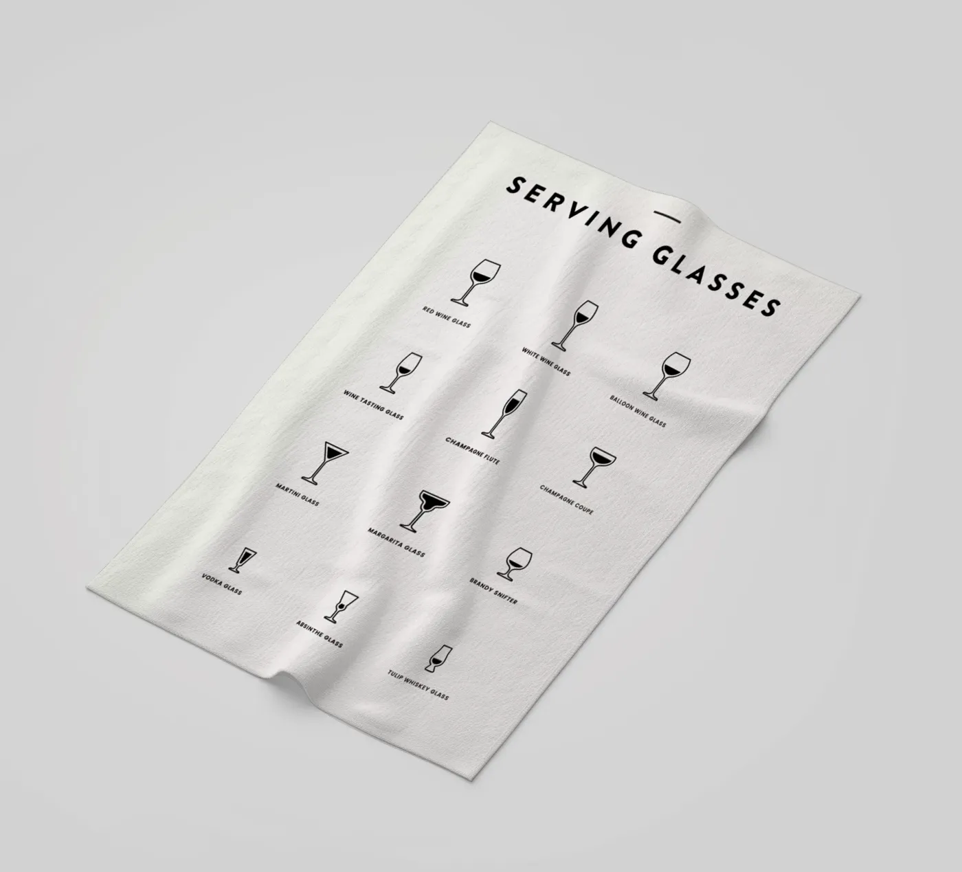 Serving Glass Chart 2 telo mare da daylight design studio