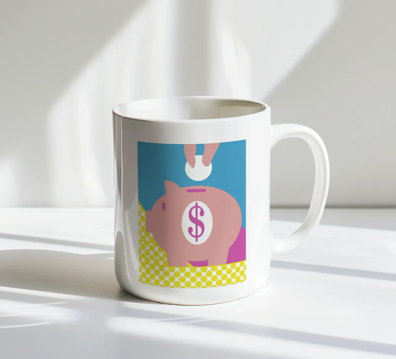 Risparmiare denaro tazza in ceramica da LOOK DIFFERENT