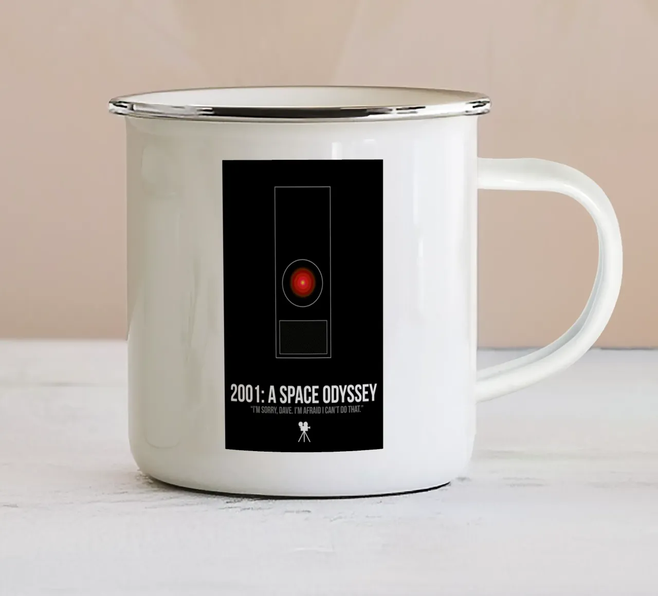 2001 Space Oddyssey tazza in smalto da Naxart
