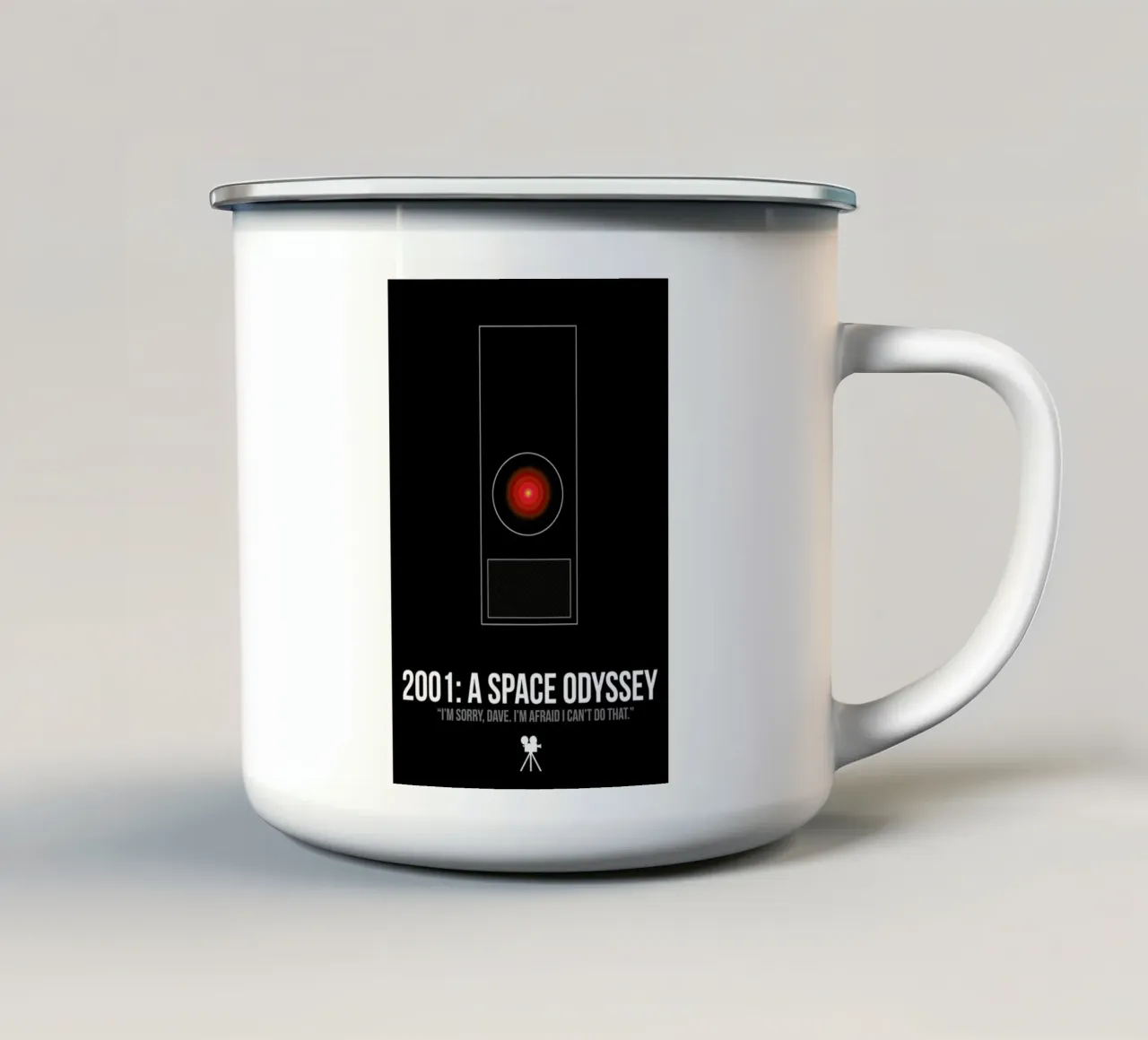 2001 Space Oddyssey tazza in smalto da Naxart