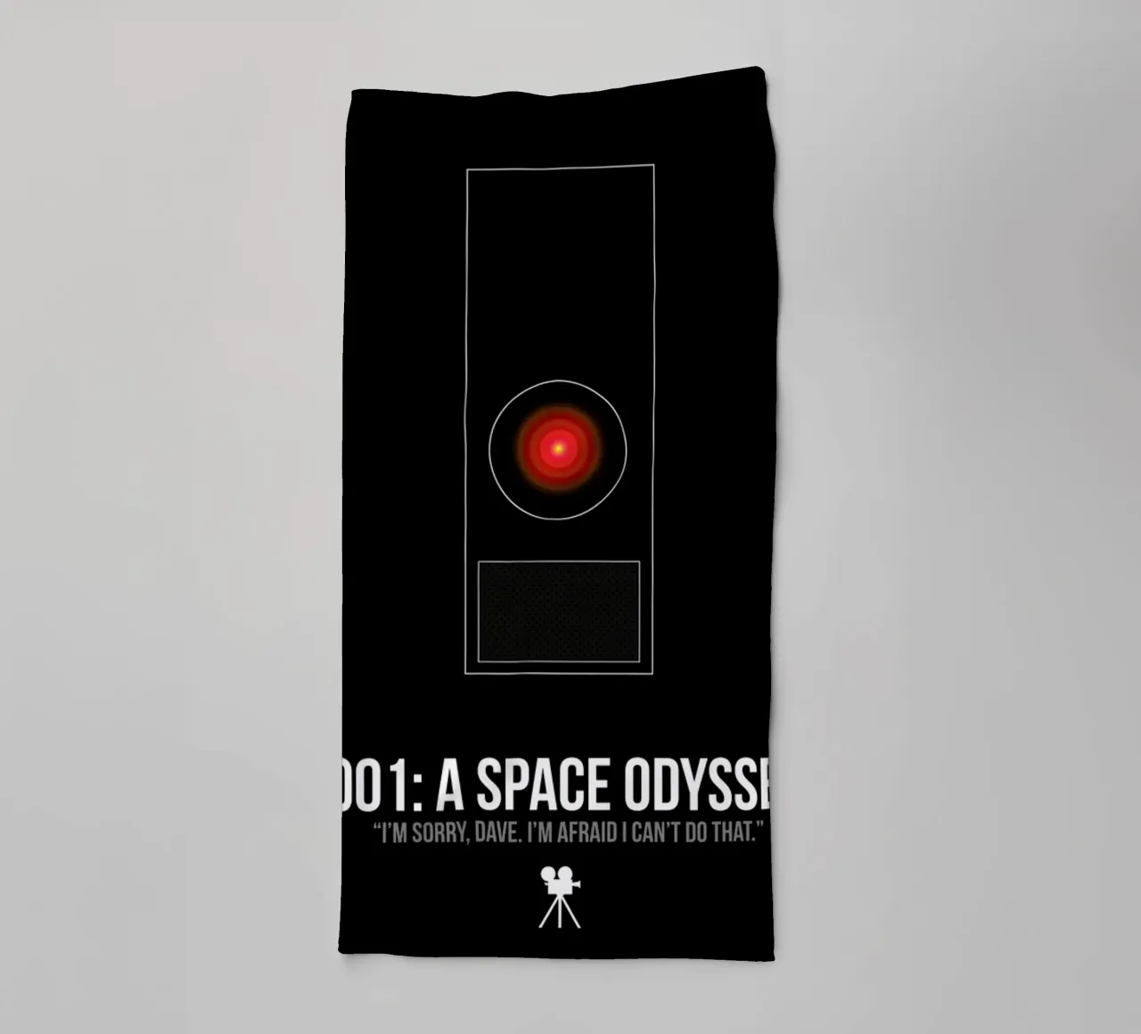 2001 Space Oddyssey asciugamano da bagno da Naxart