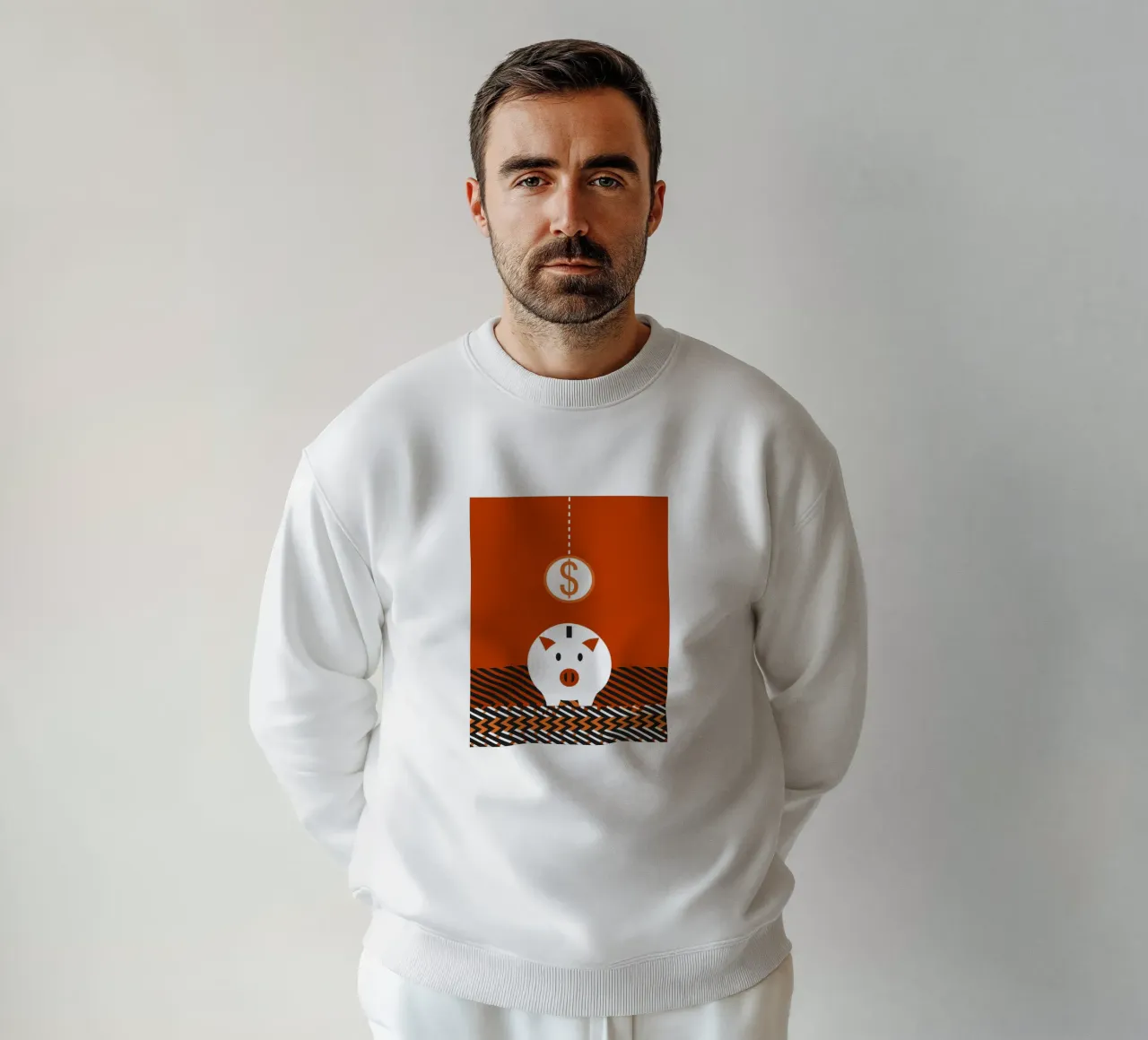 Risparmiare denaro felpa da LOOK DIFFERENT