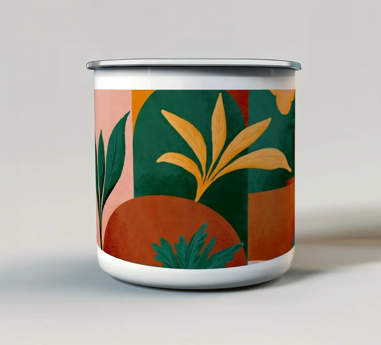 Mid Mod In Palm Springs Sunburn tazza in smalto da designdn