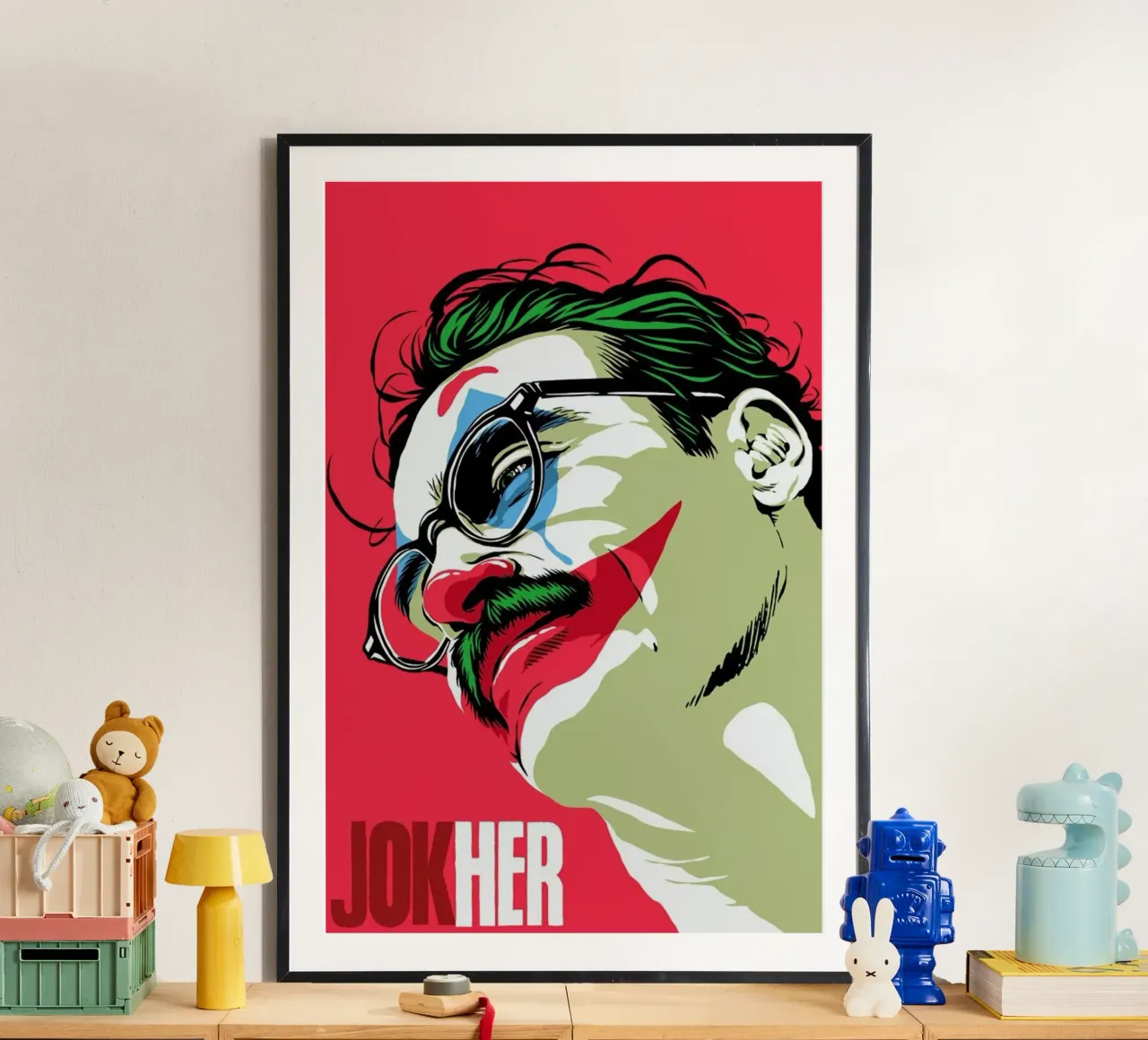 Jokher poster con telaio in alluminio da Butcher Billy