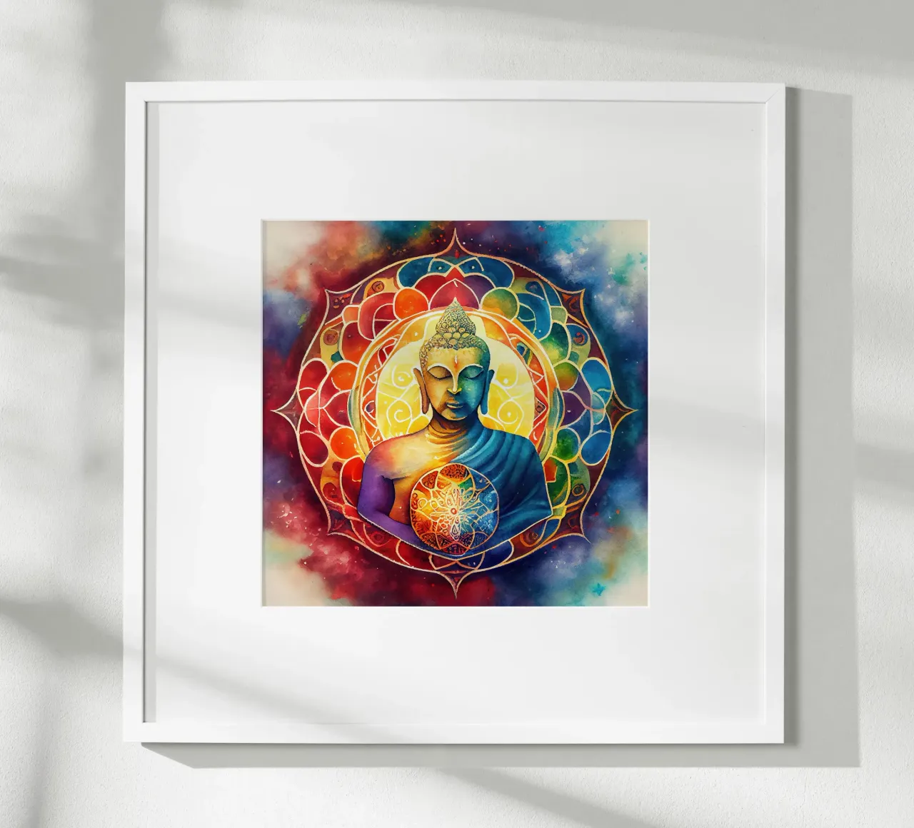 Buddha ad acquerello carta hahnemühle da Chromatic Fusion Studio