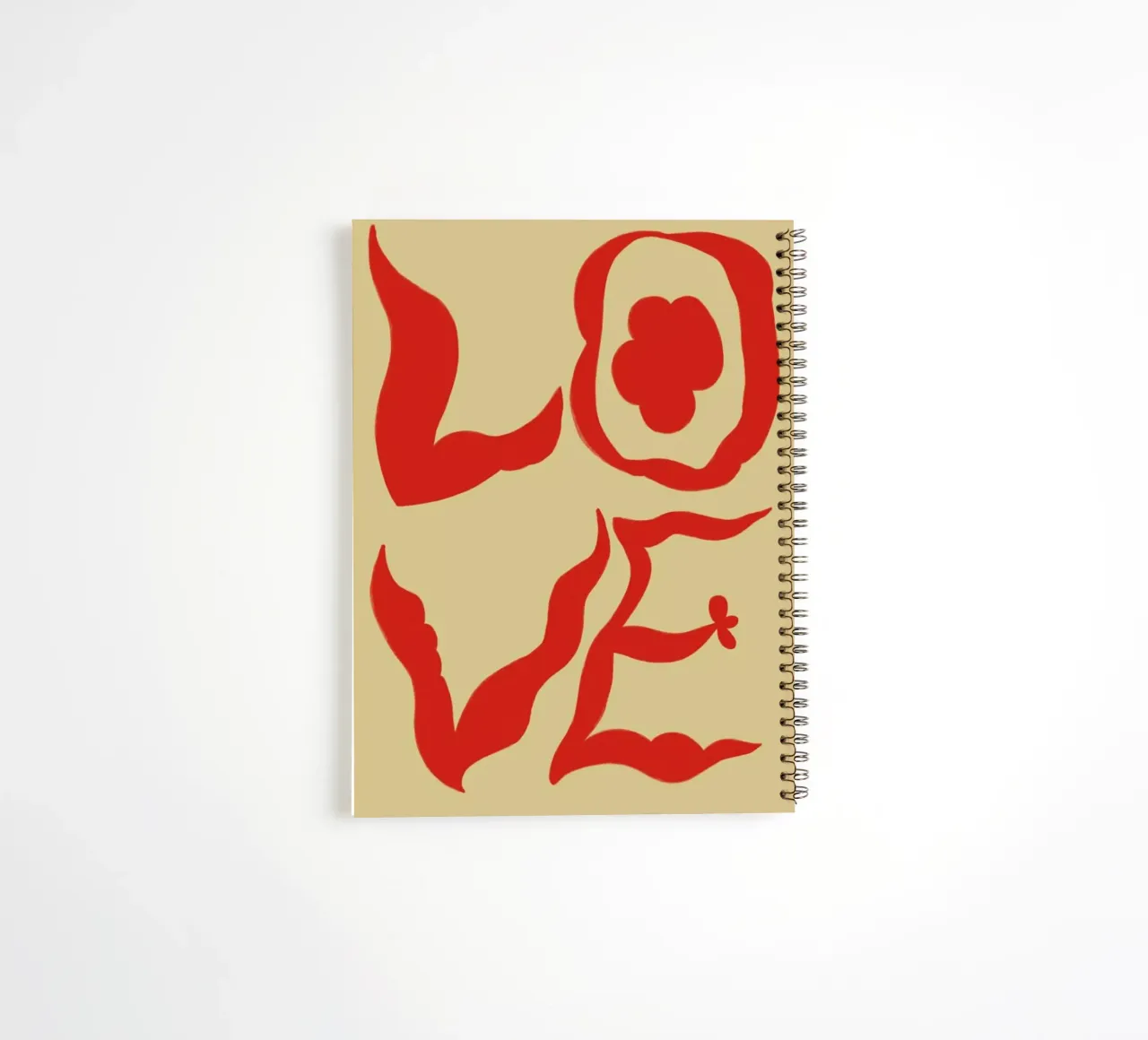 Love spiral notebook by Sandra Poliakov