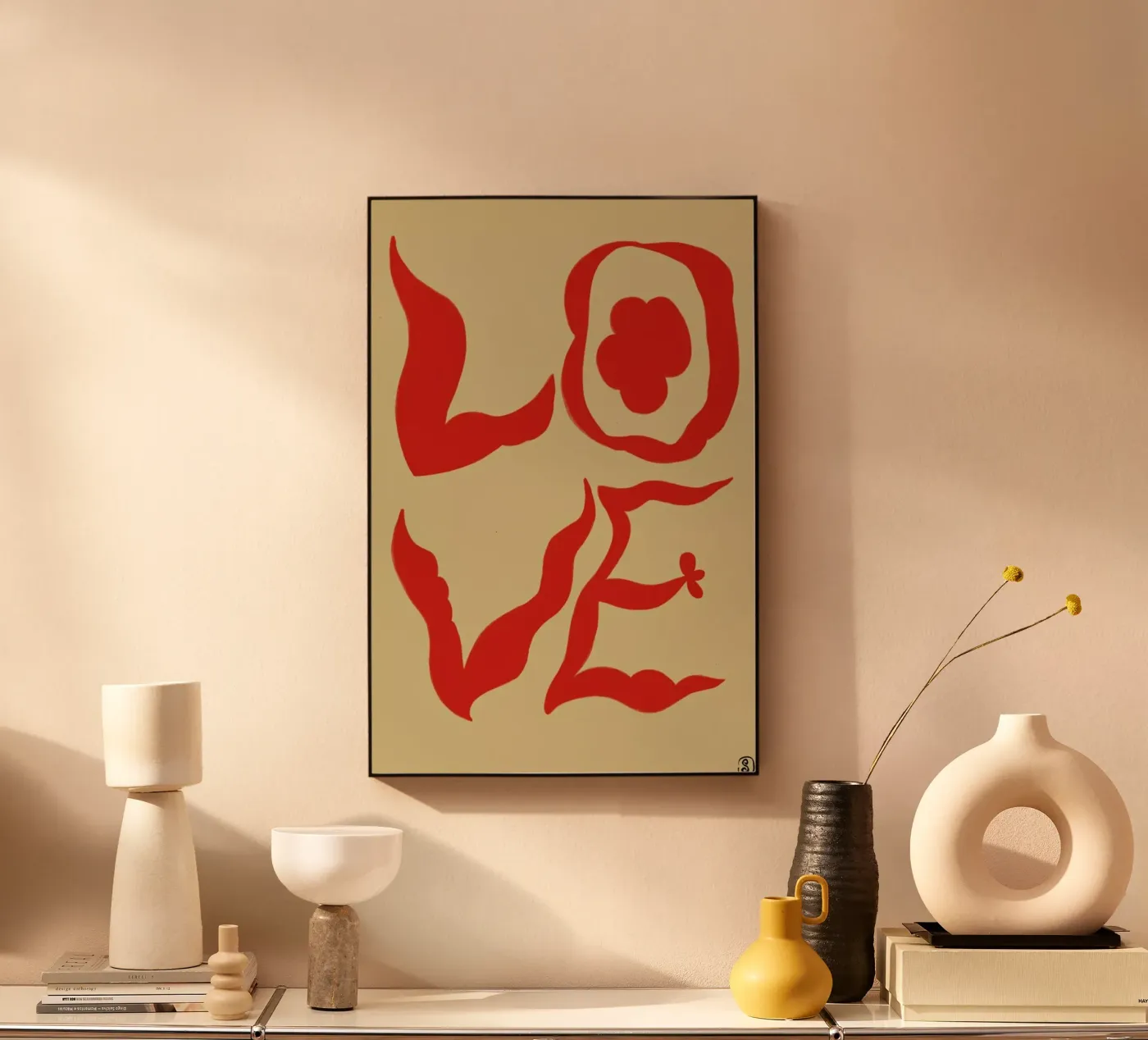 Love plexiglas de Sandra Poliakov